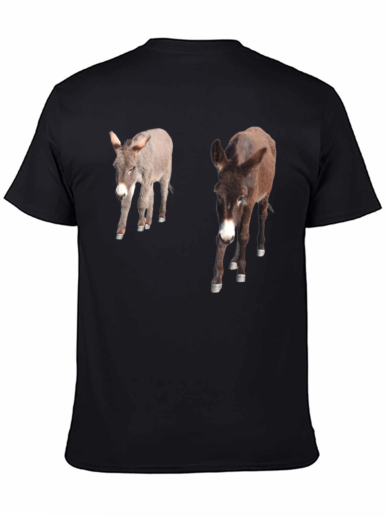Black Donkey Graphic T-Shirt - Unique Animal Lover Tee view 4