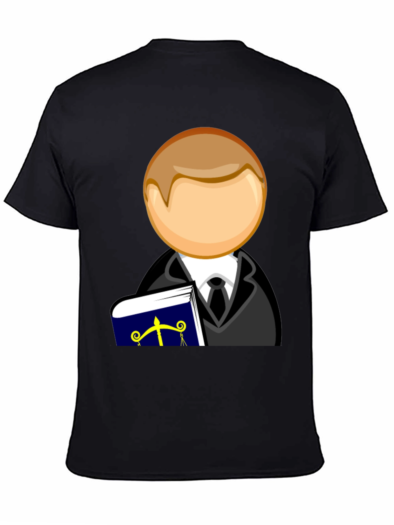 Black Lawyer Style T-Shirt view 4