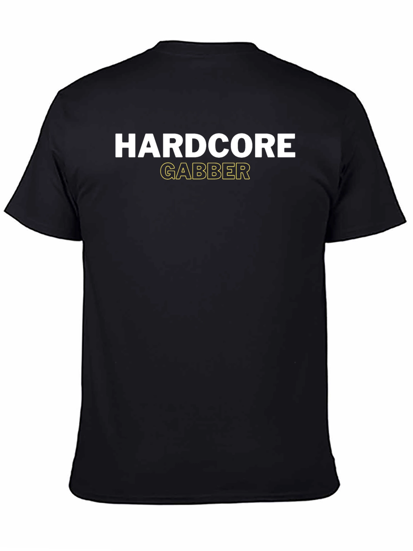 Black Hardcore Gabber Black T-Shirt view 4