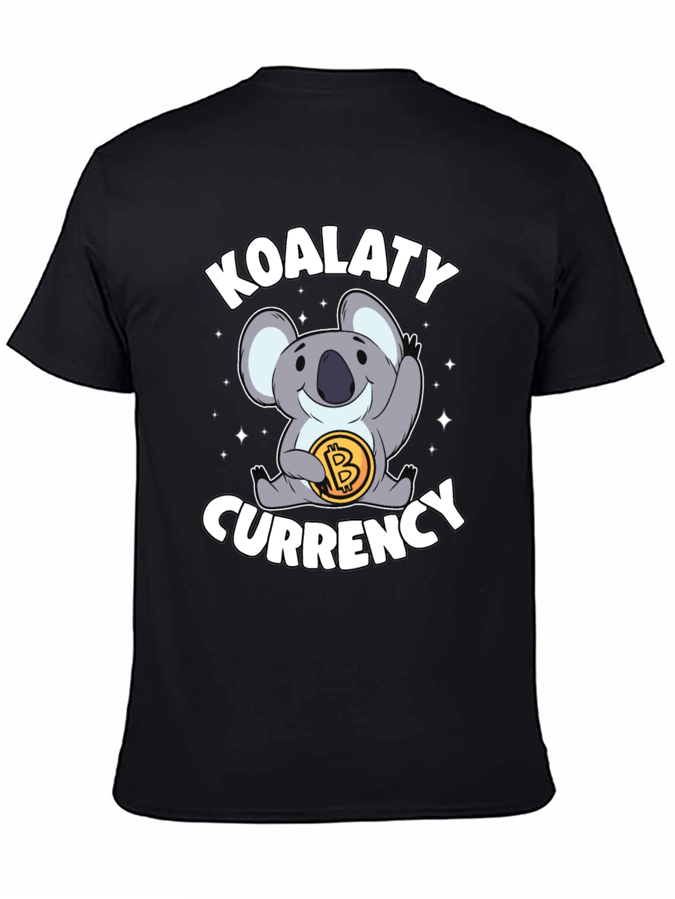 Black Koala-ty Currency T-Shirt view 4