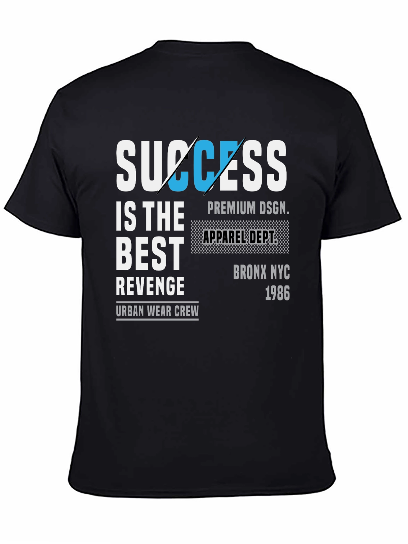 Black Success is the Best Revenge Graphic Tee view 4