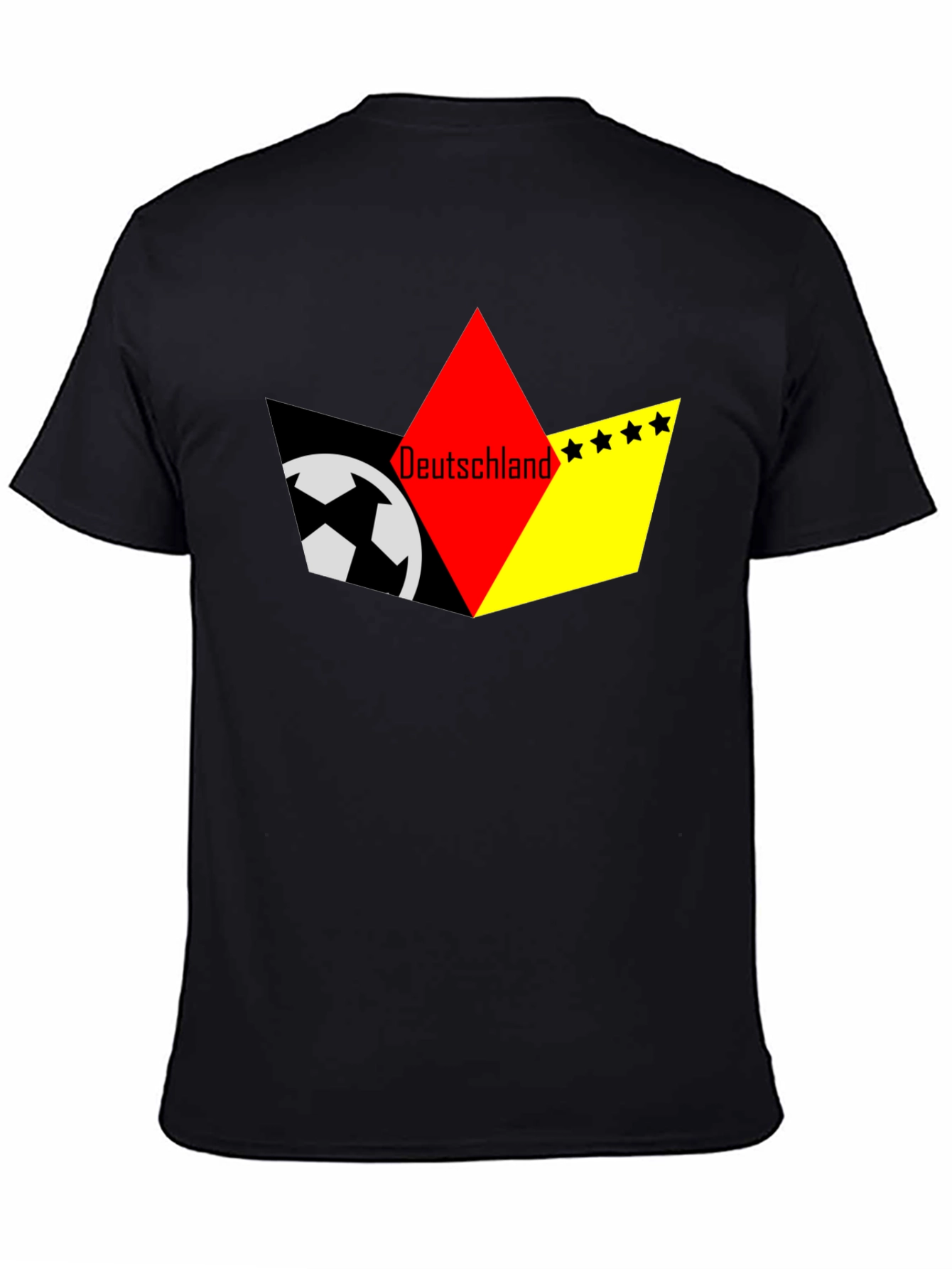 Deutschland Soccer T-Shirt - Black - 4