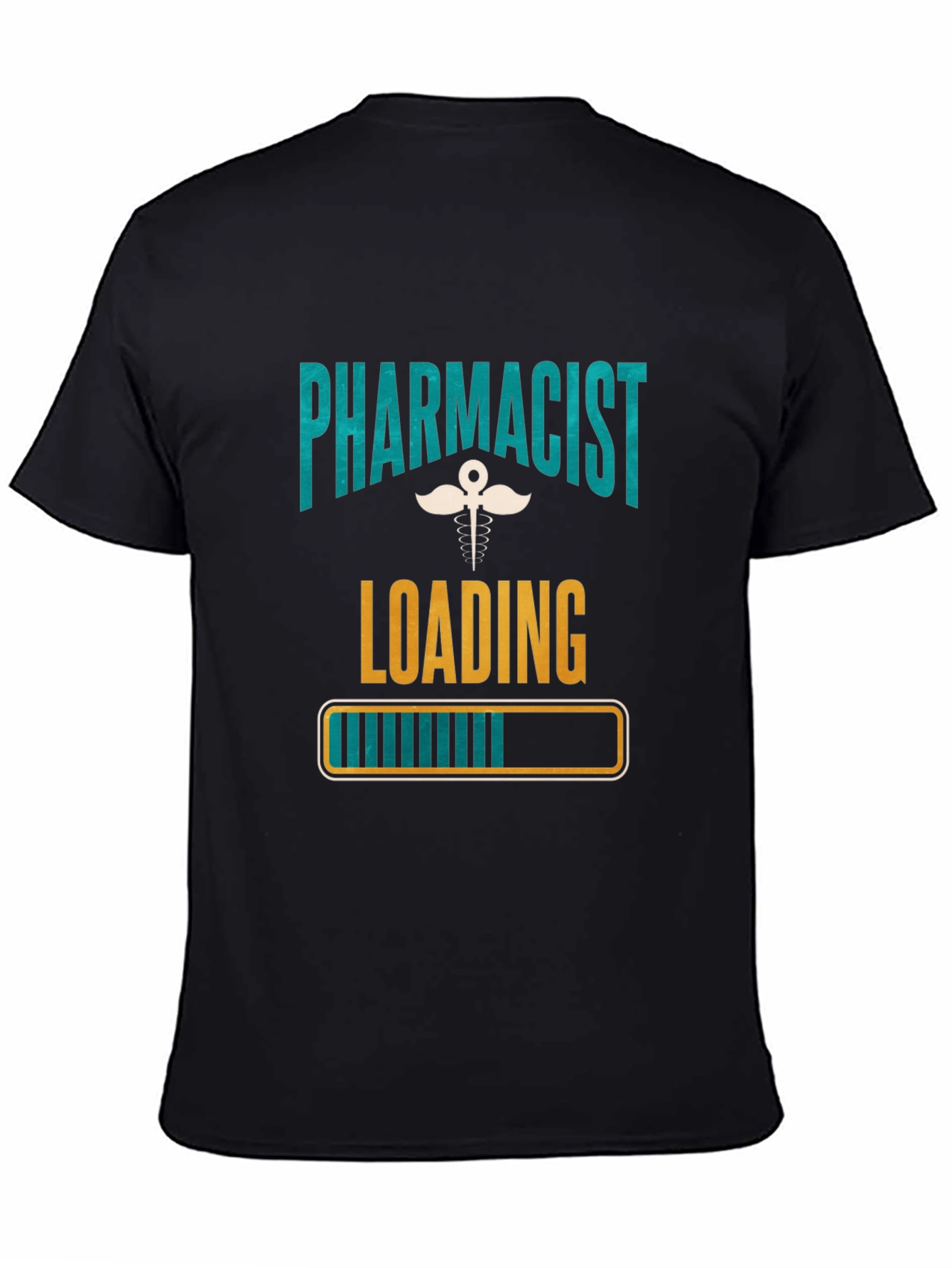Black Pharmacist Loading T-Shirt - Funny Gift view 4