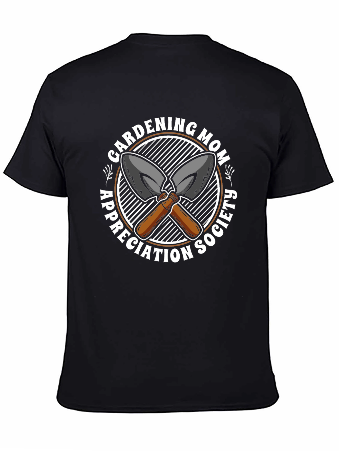 Black Gardening Mom Appreciation Society T-Shirt view 4