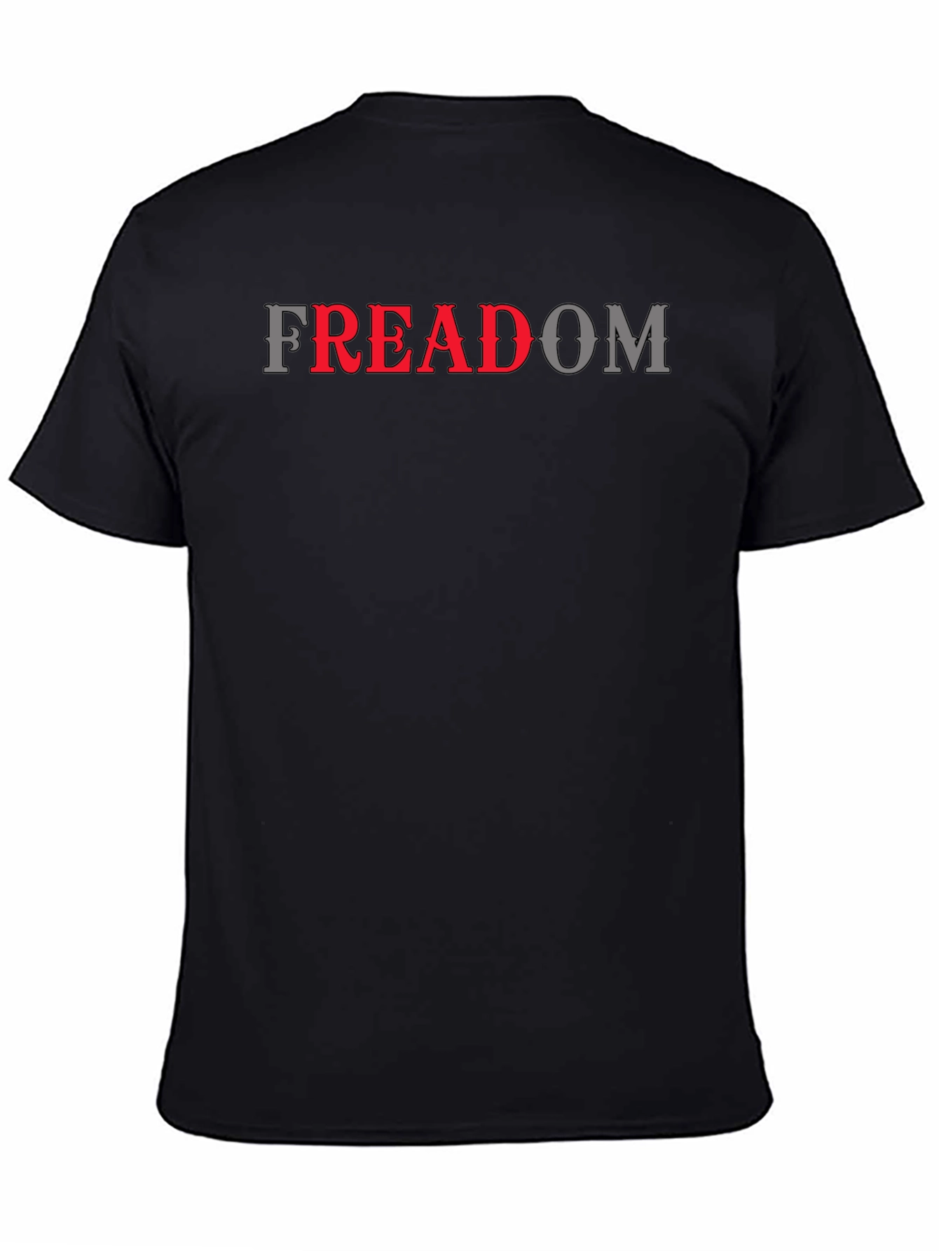 Black FREADOM Graphic Tee - Mens view 4