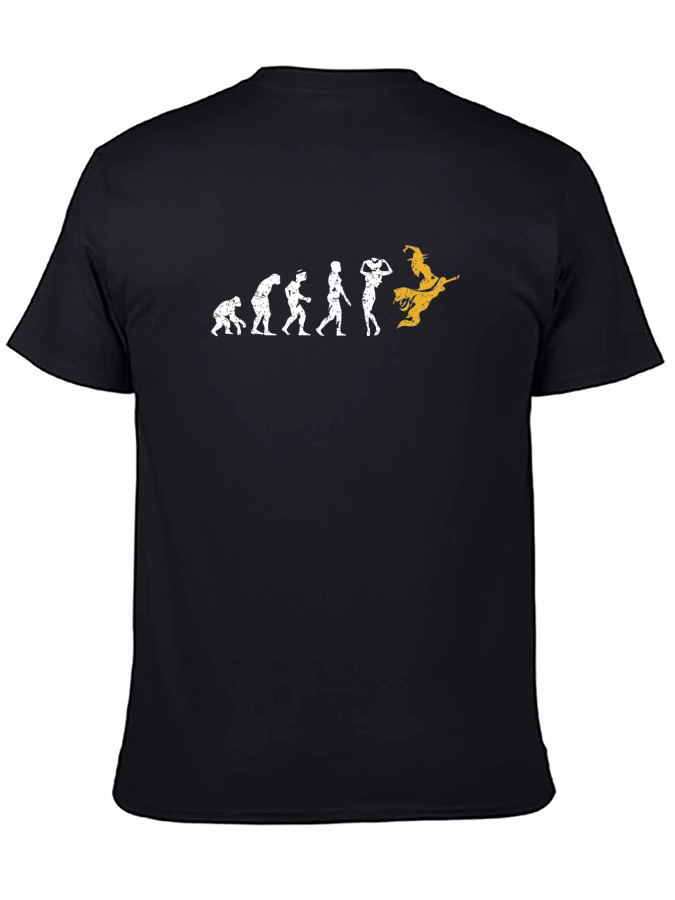 Black Evolution of the Witch T-Shirt - Black view 4