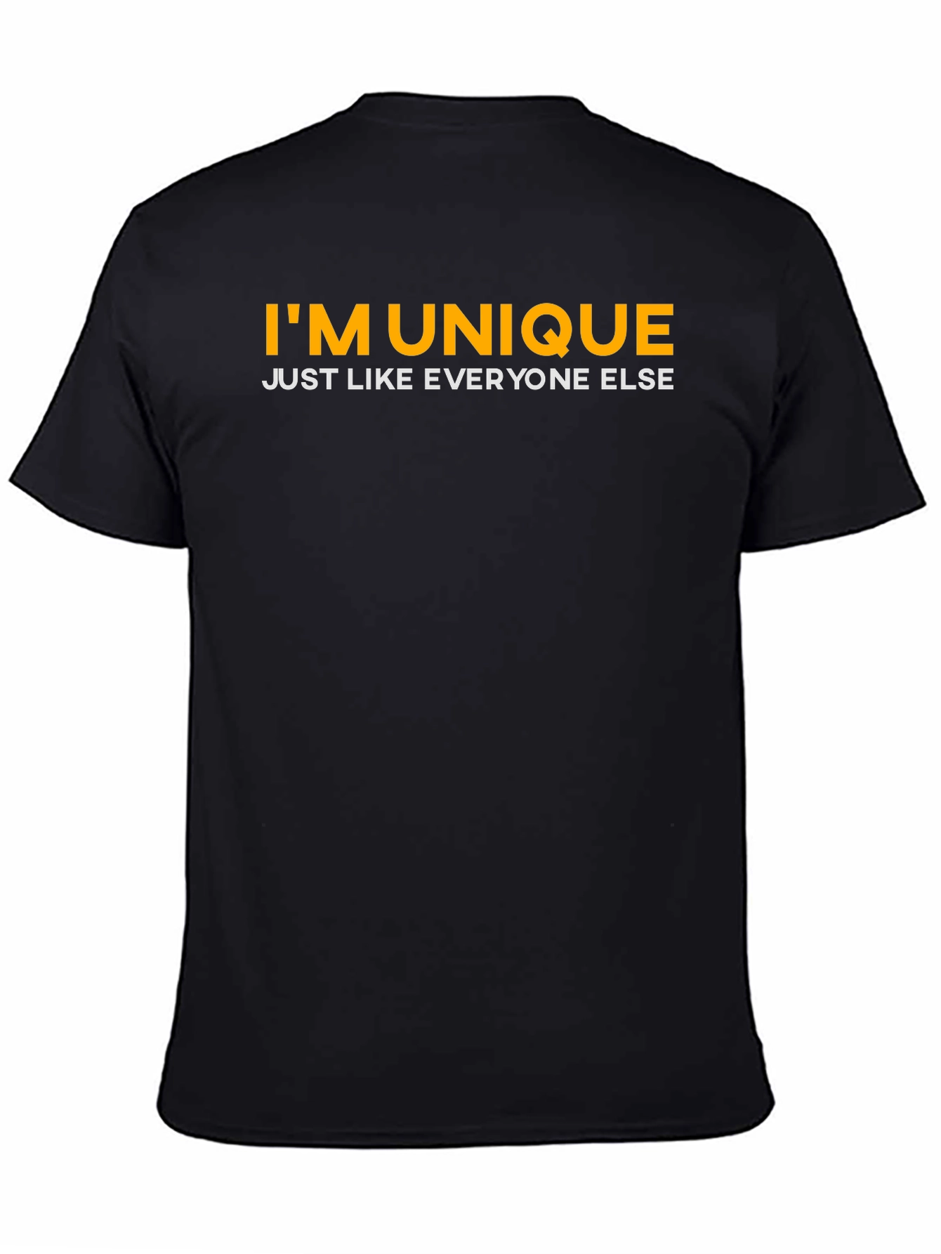 Black Unique Statement T-Shirt view 4
