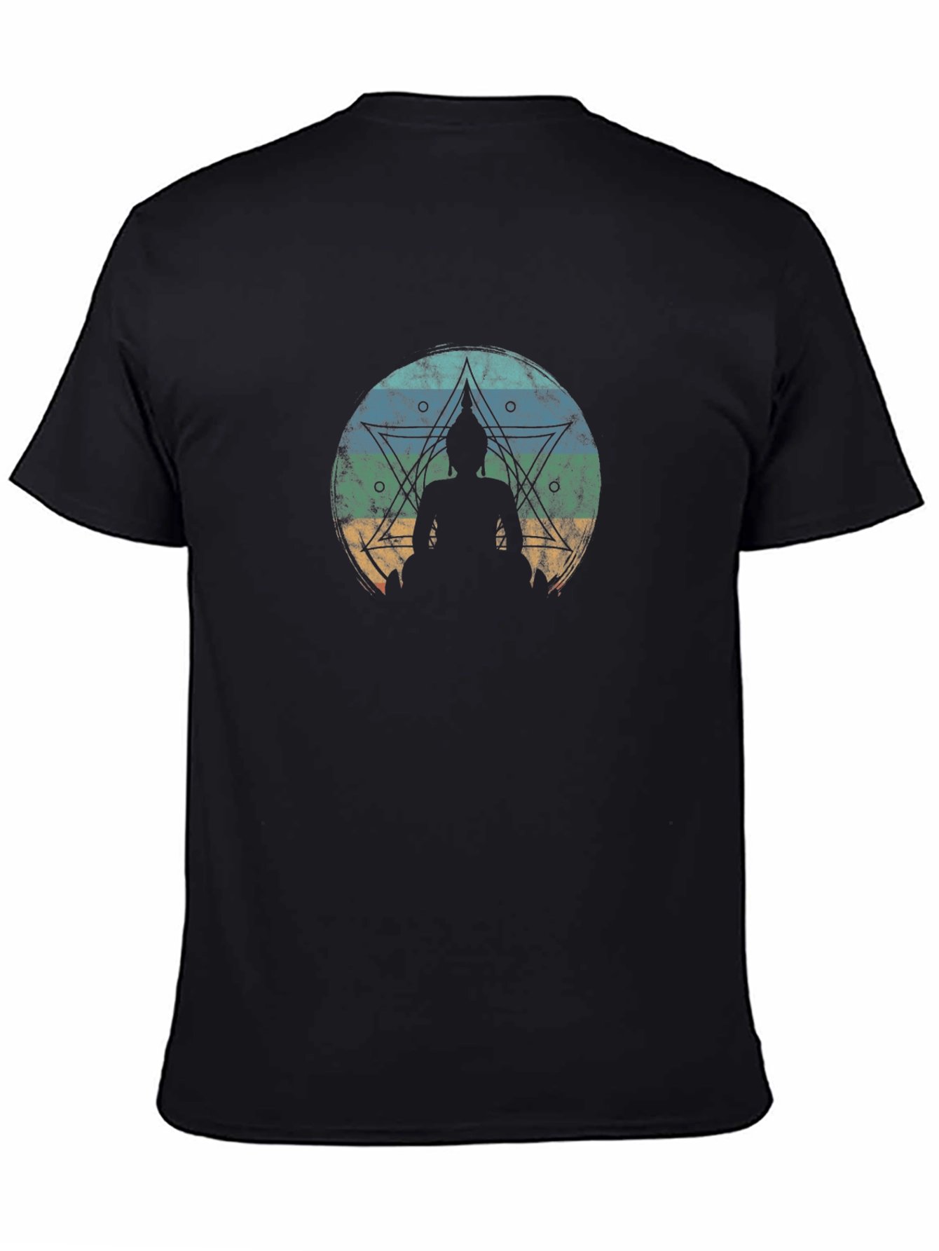 Zen Buddha Graphic Tee - 4