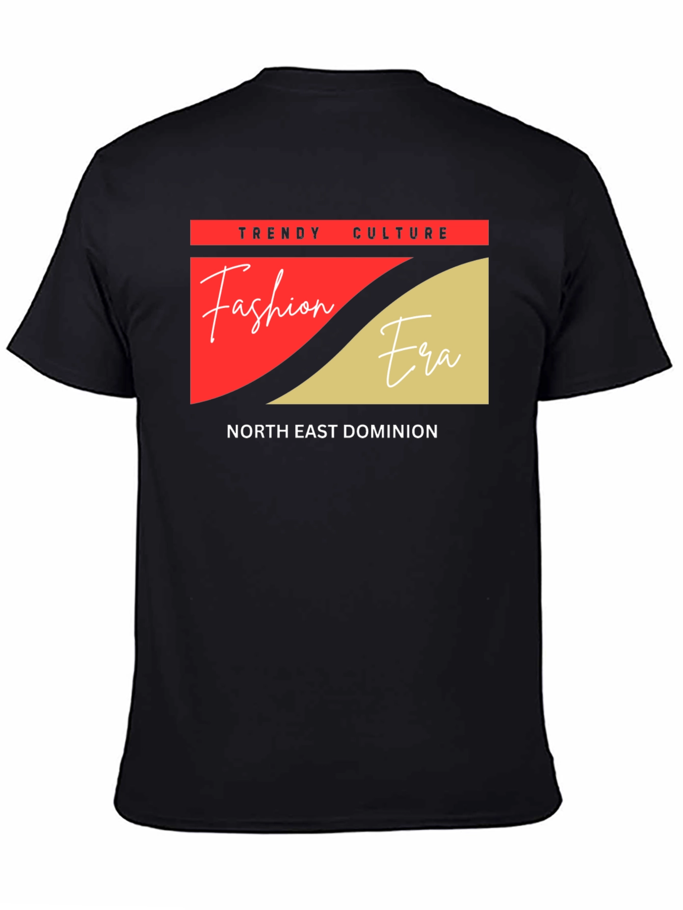 Black Trendy Culture Graphic Tee view 4