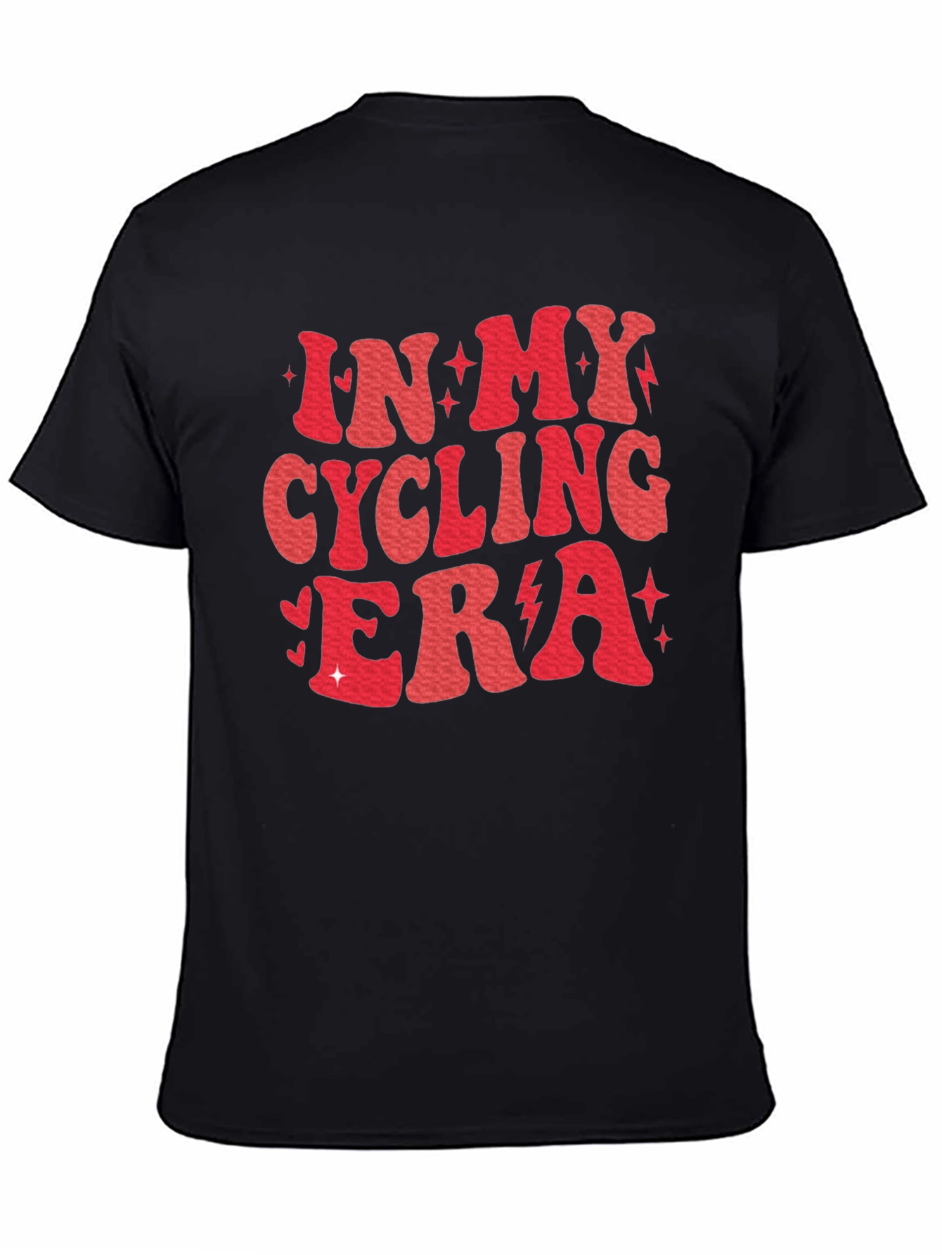Black In My Cycling Era Black T-Shirt view 4