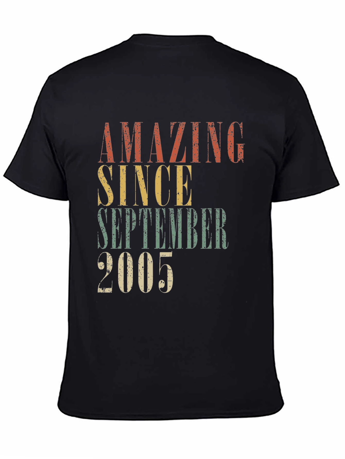 Black Amazing Since September 2005 Black T-Shirt view 4