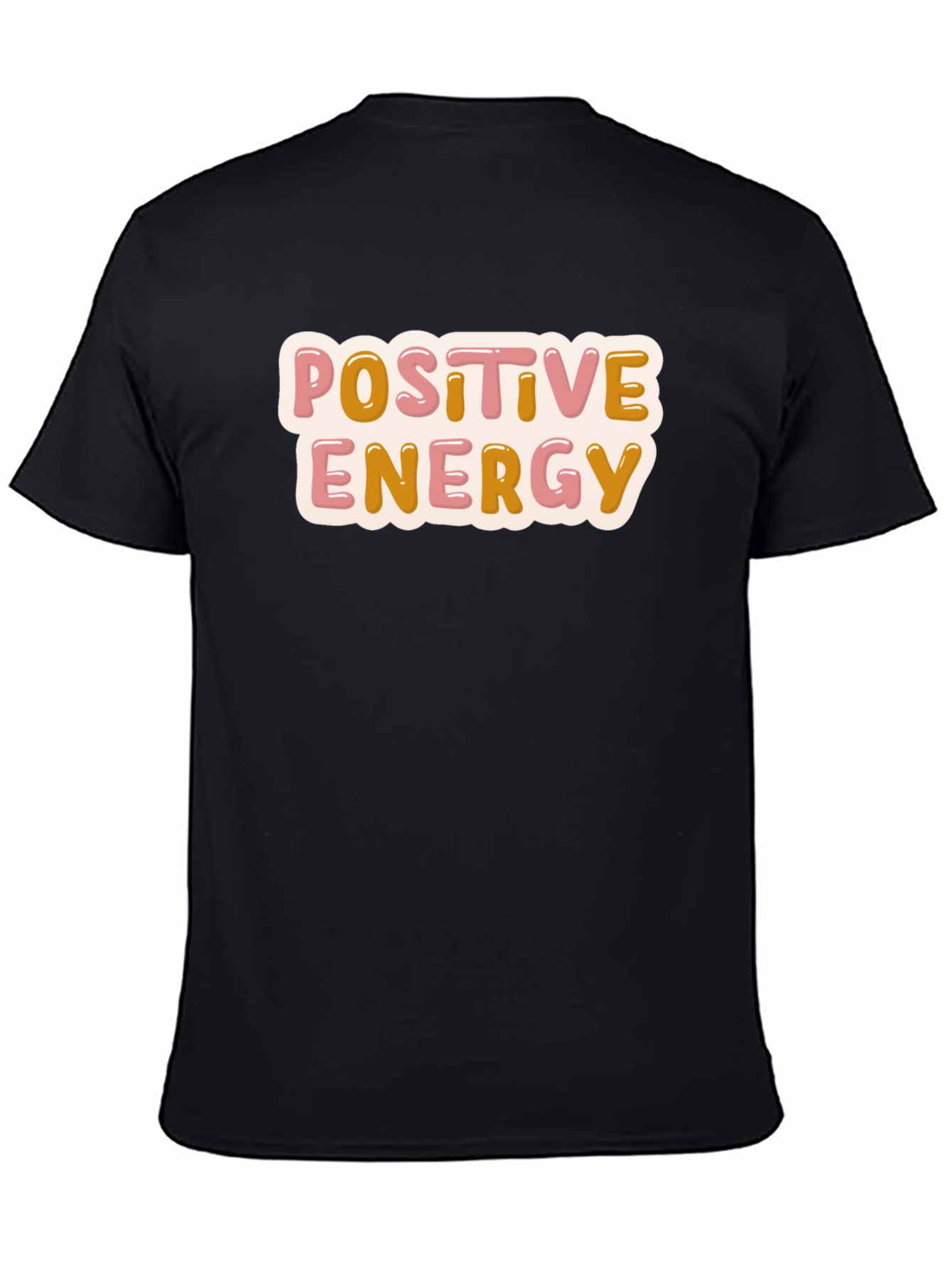Black Positive Energy Black T-Shirt view 4