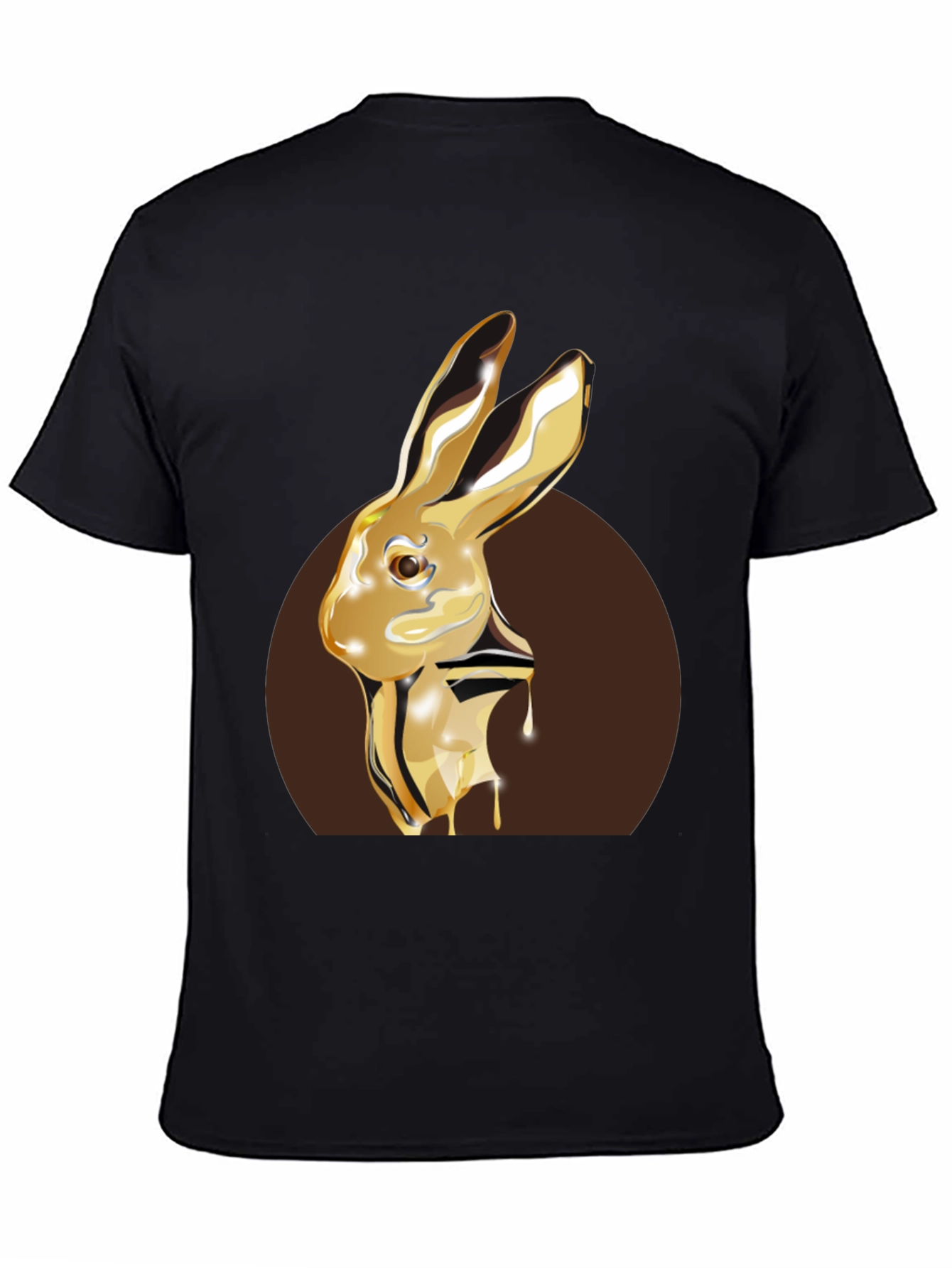 Black Golden Honey Bunny T-Shirt view 4