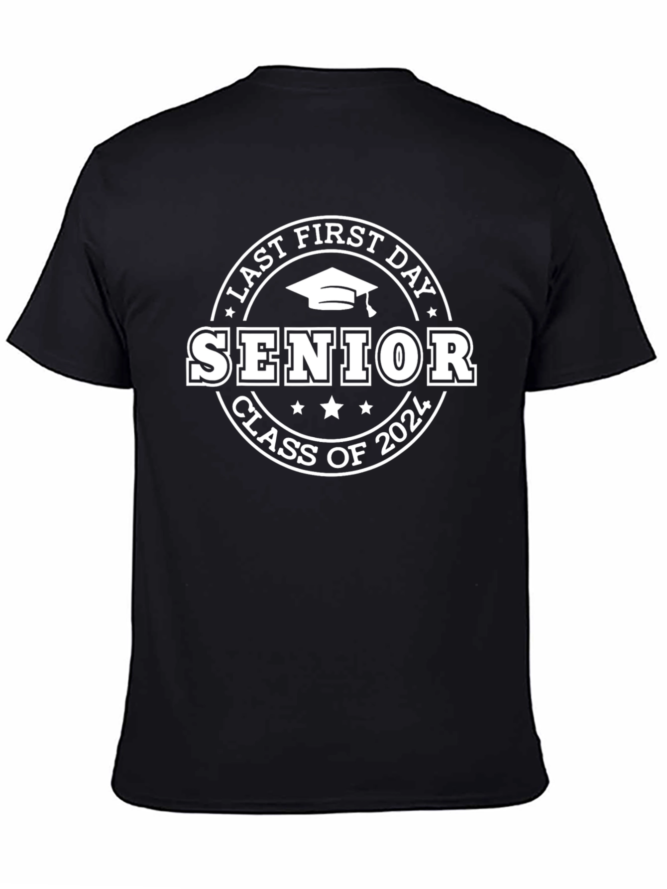 Black Senior Class of 2024 T-Shirt view 4