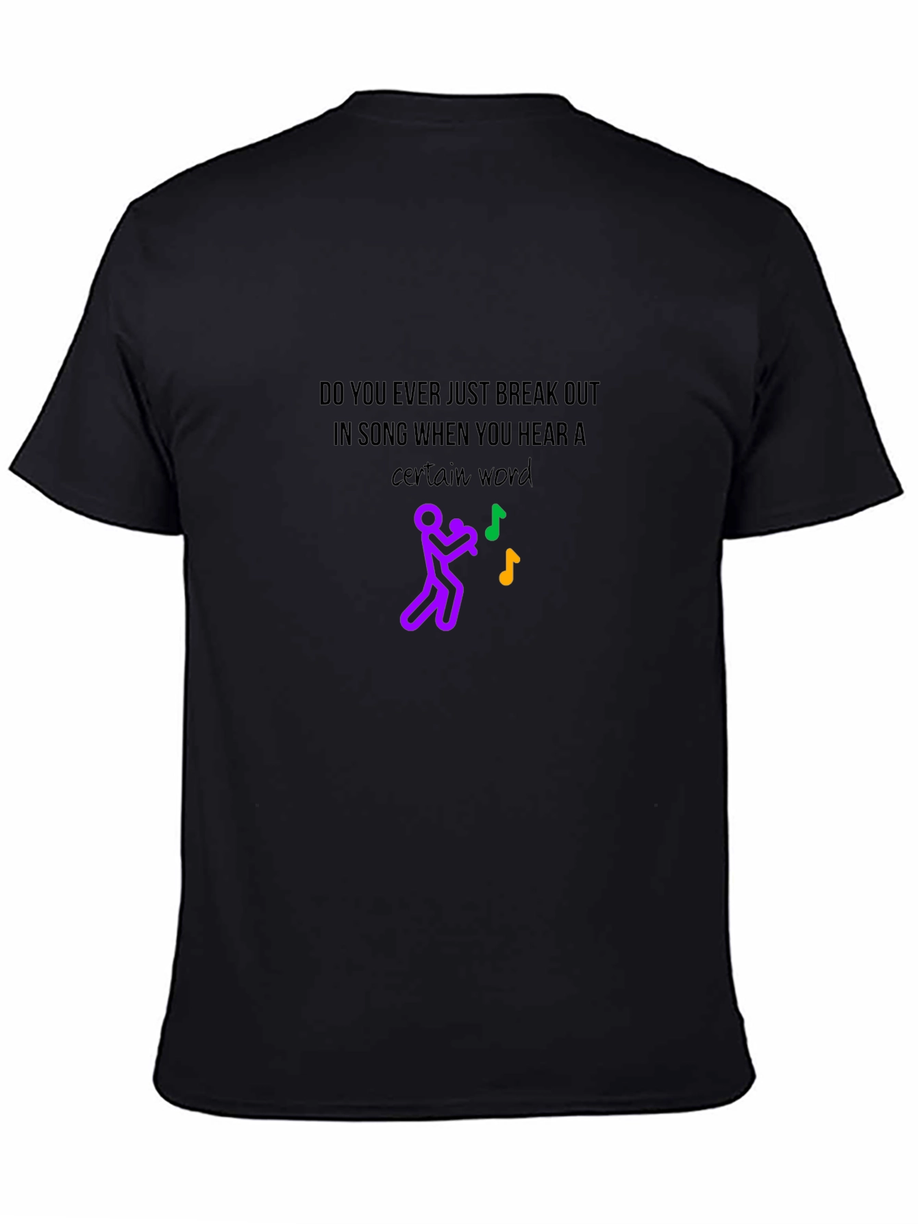 Black Musical T-Shirt: Break Out in Song! view 4