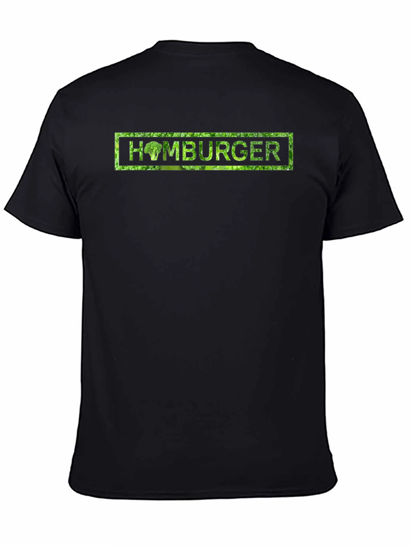 Black Homburger Broccoli Graphic T-Shirt view 4