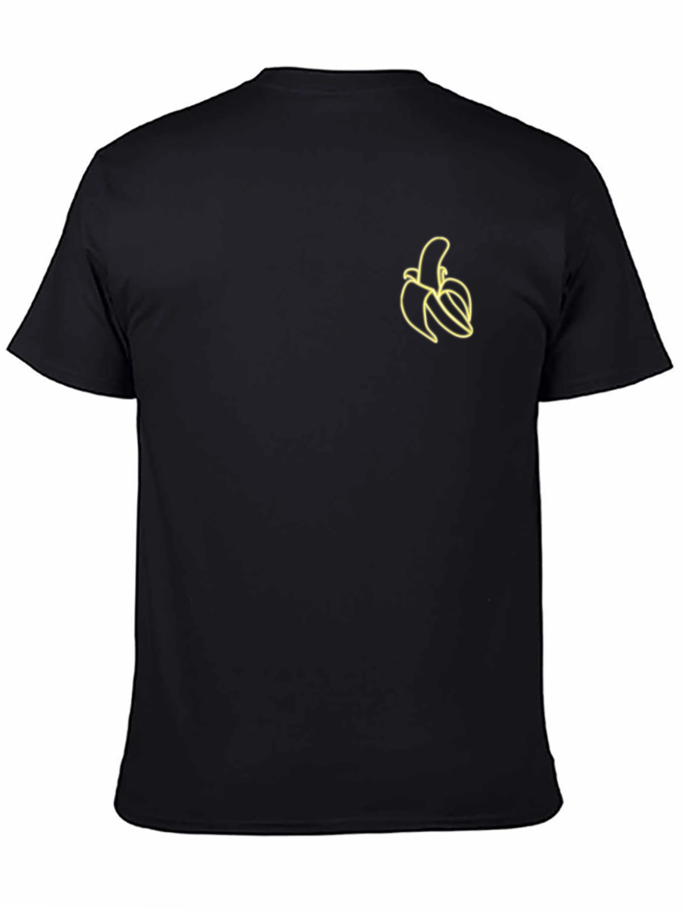 Black Banana Graphic Tee - Black Short Sleeve T-Shirt view 4