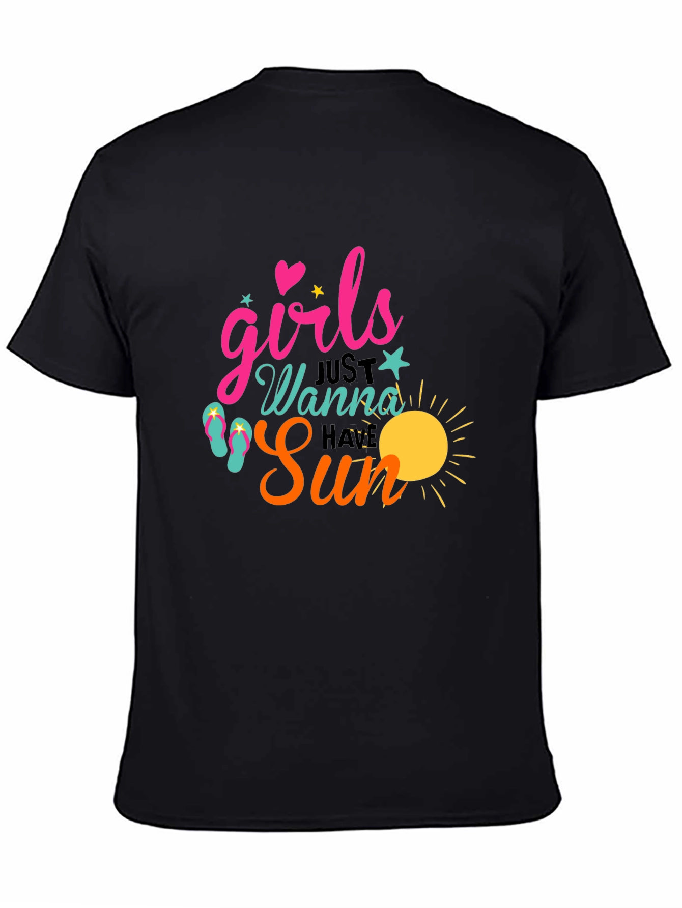 Black Girls Wanna Have Sun Graphic T-Shirt view 4