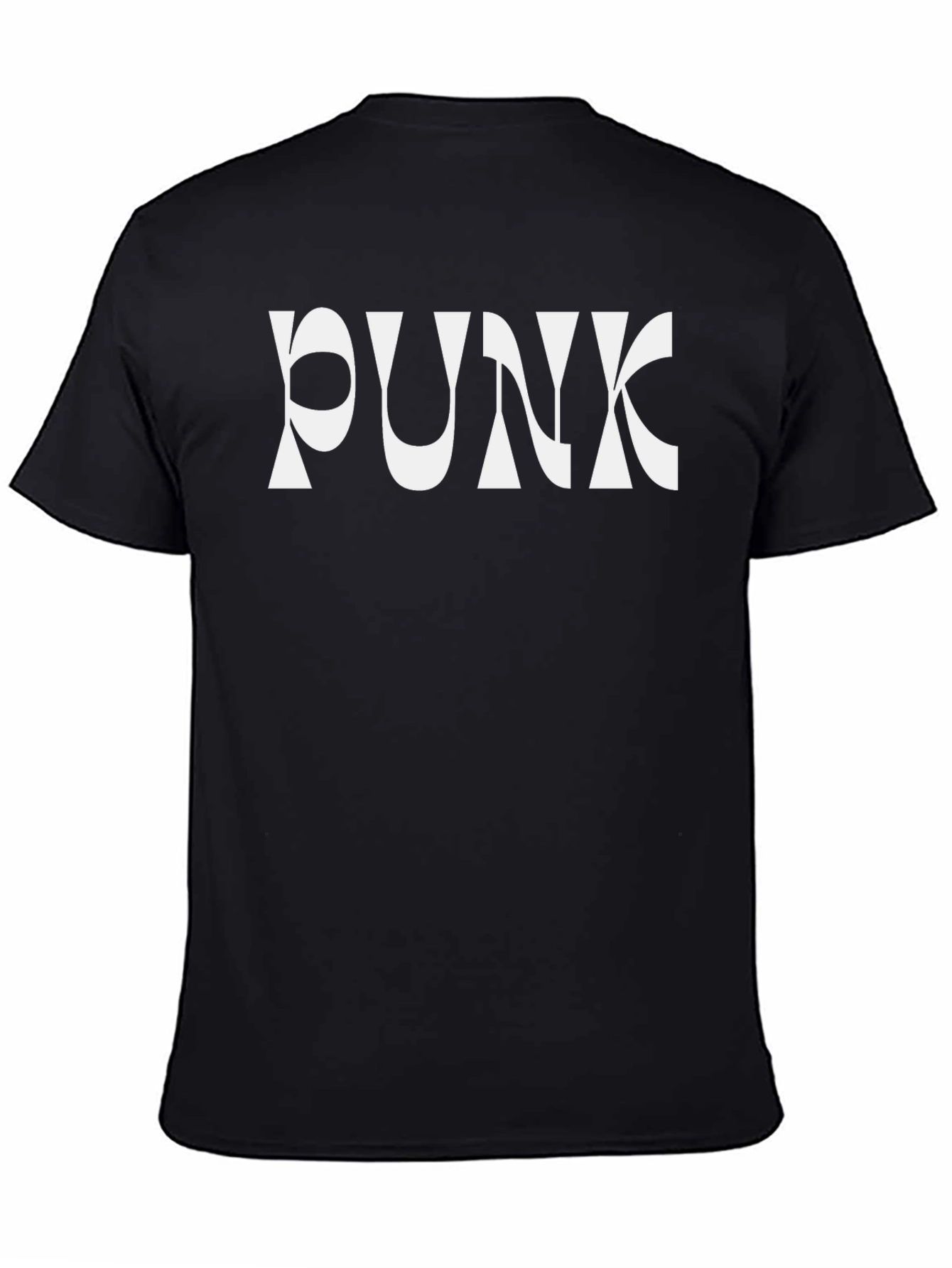 Black Punk Graphic Tee - Bold Statement T-Shirt view 4