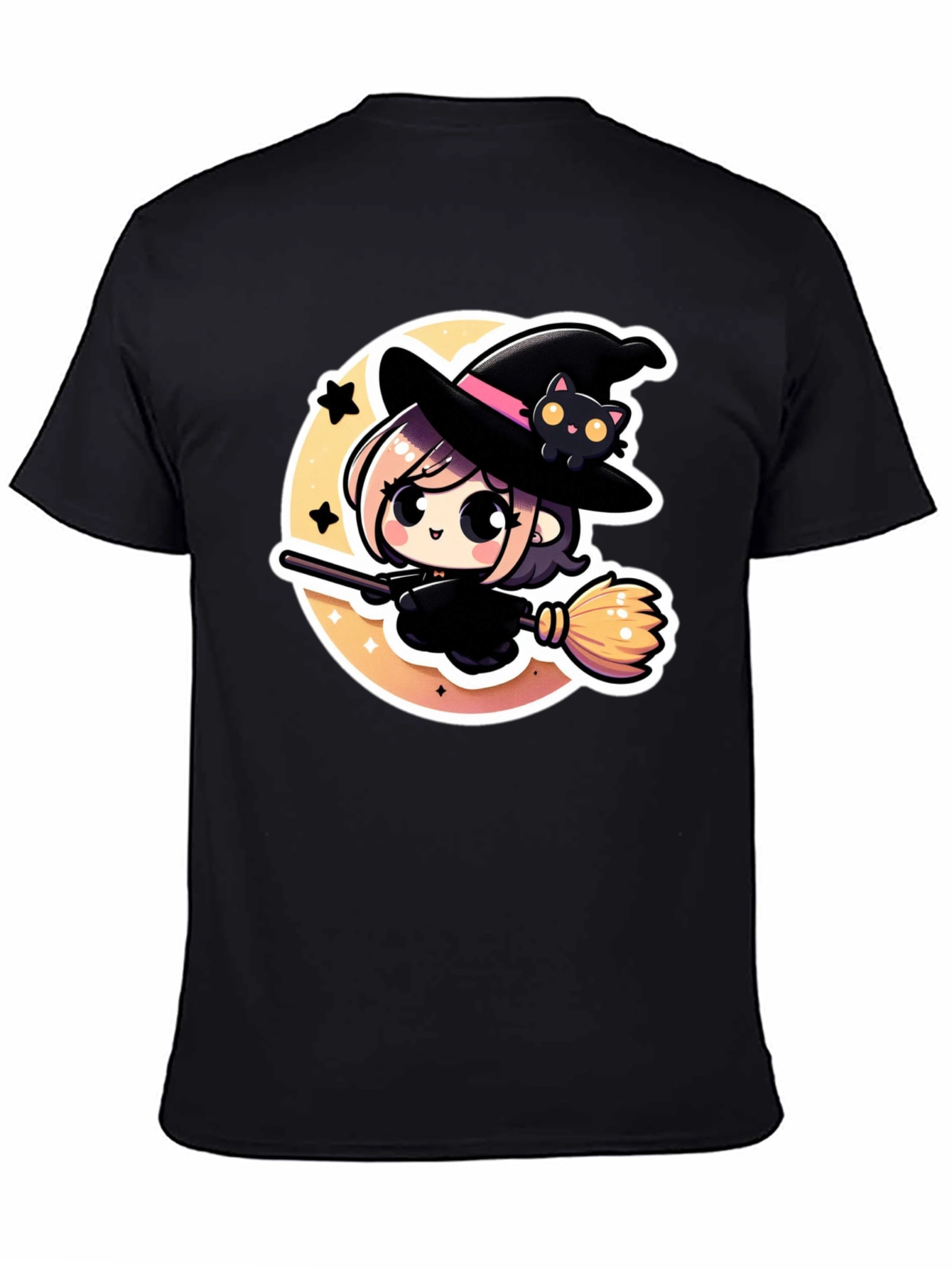Kawaii Witch T-Shirt - Cute Halloween Tee - 4
