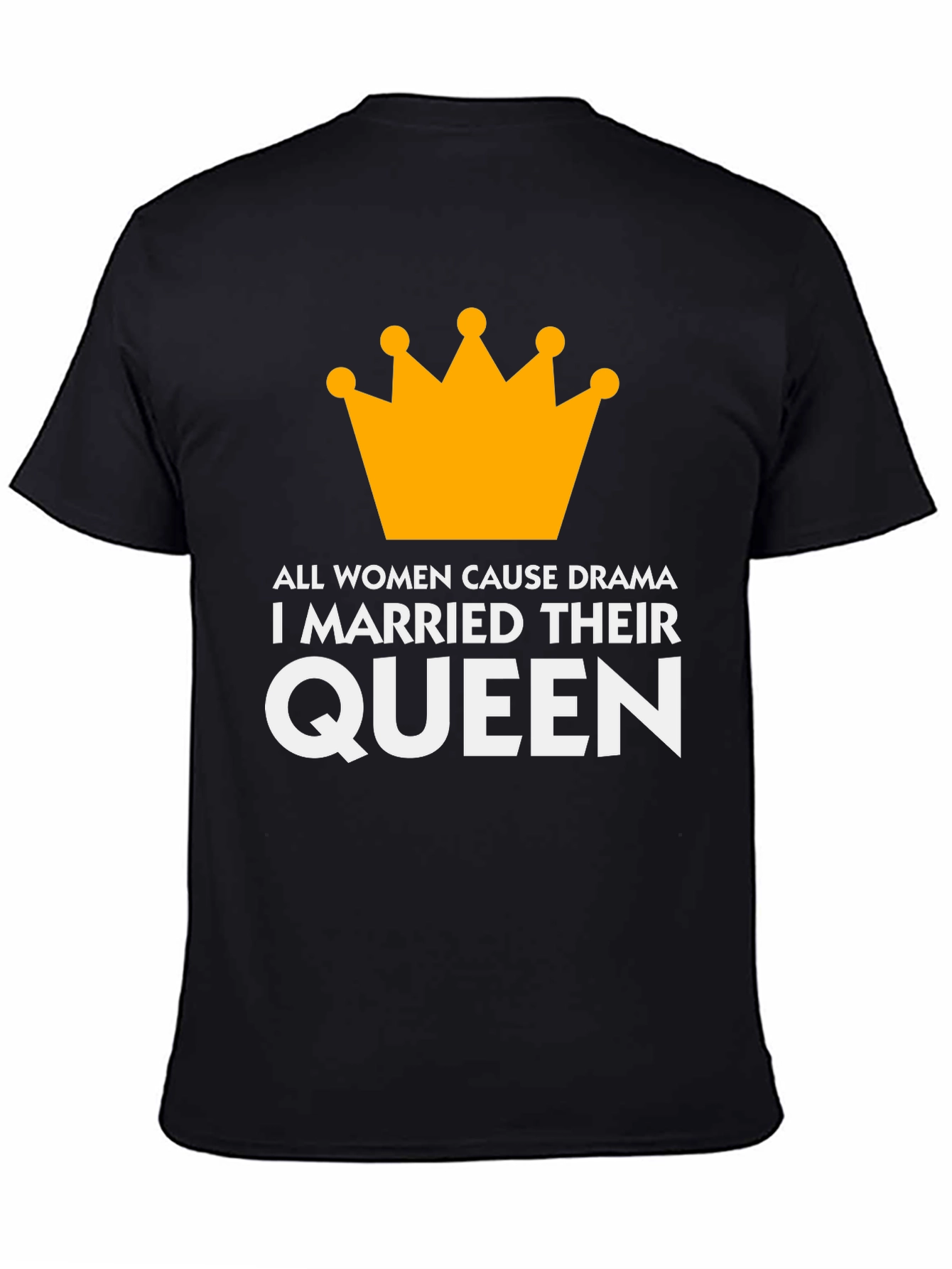 Black Queen Graphic Men's T-Shirt view 4