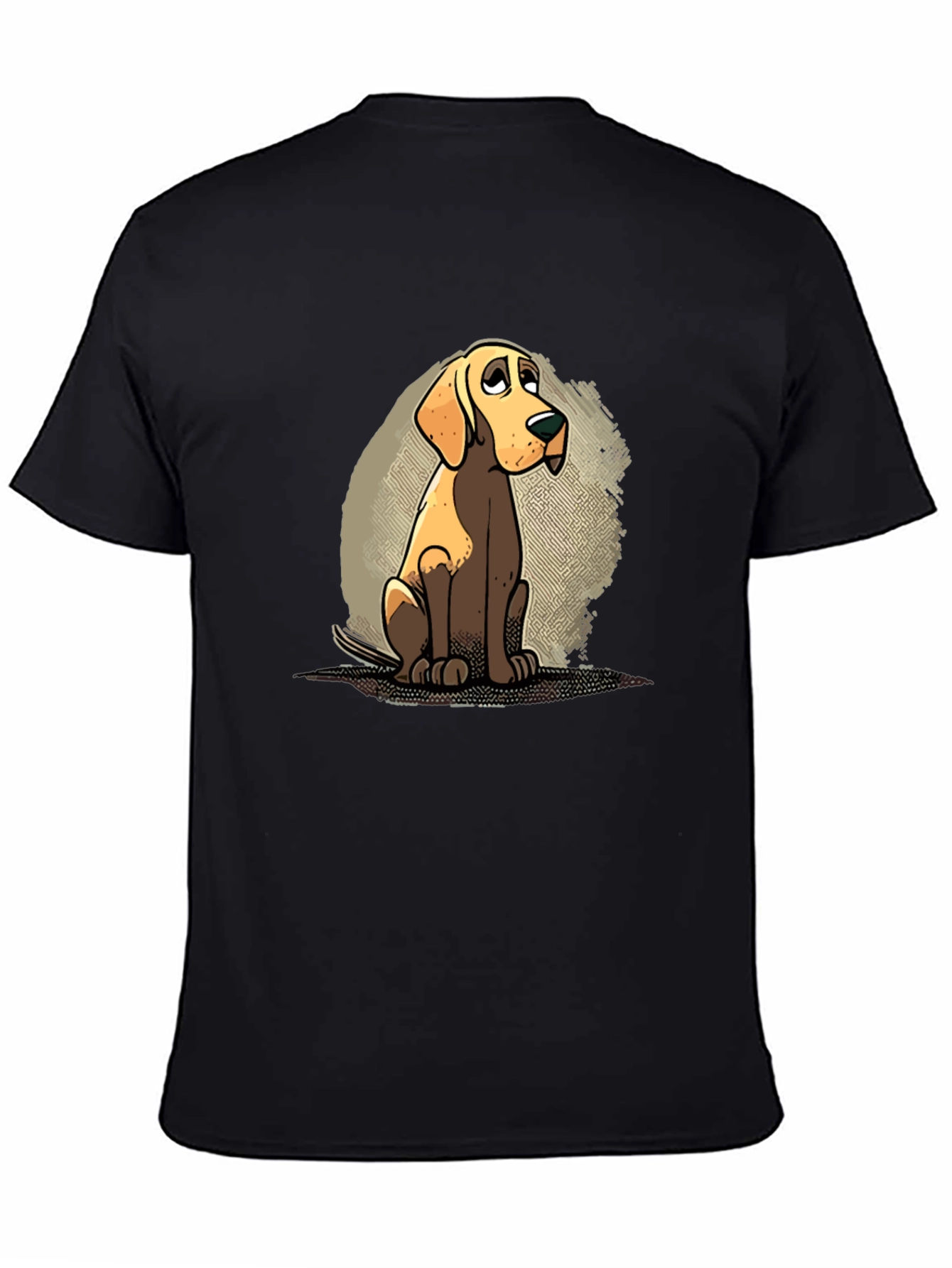 Black Dog Graphic Black T-Shirt view 4