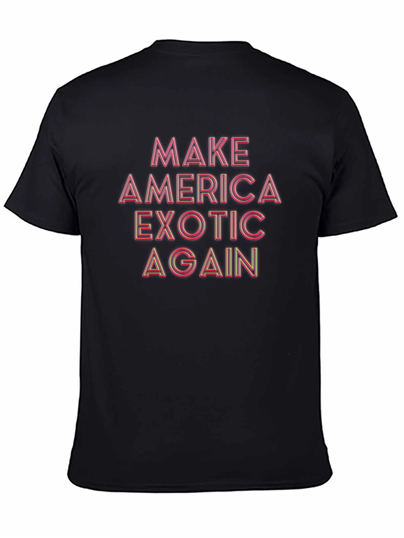 Black Make America Exotic Again Black Tee view 4