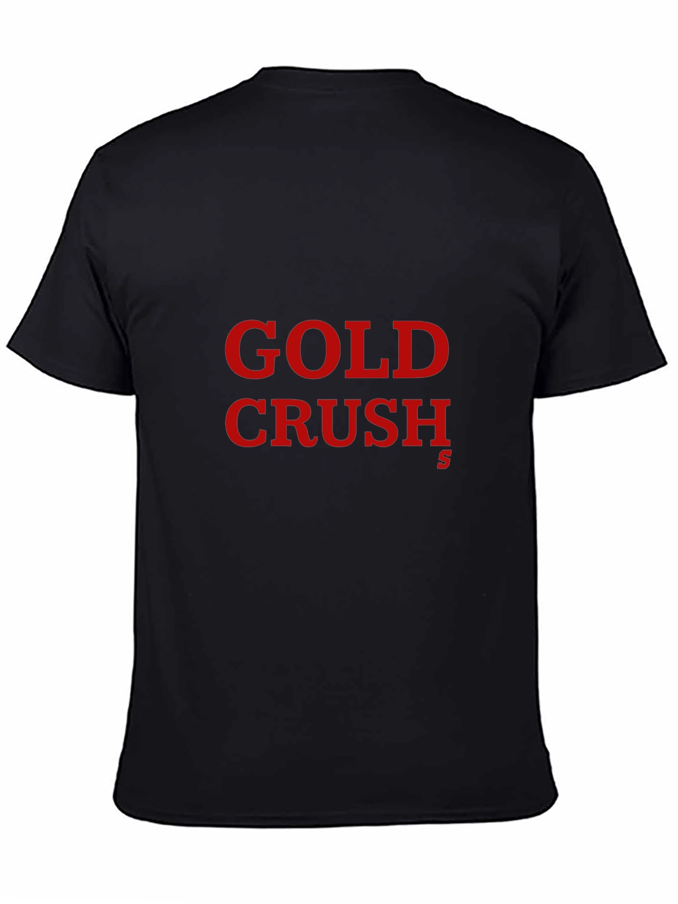 Black Gold Crush Graphic Tee - Trendy Casual Style view 4