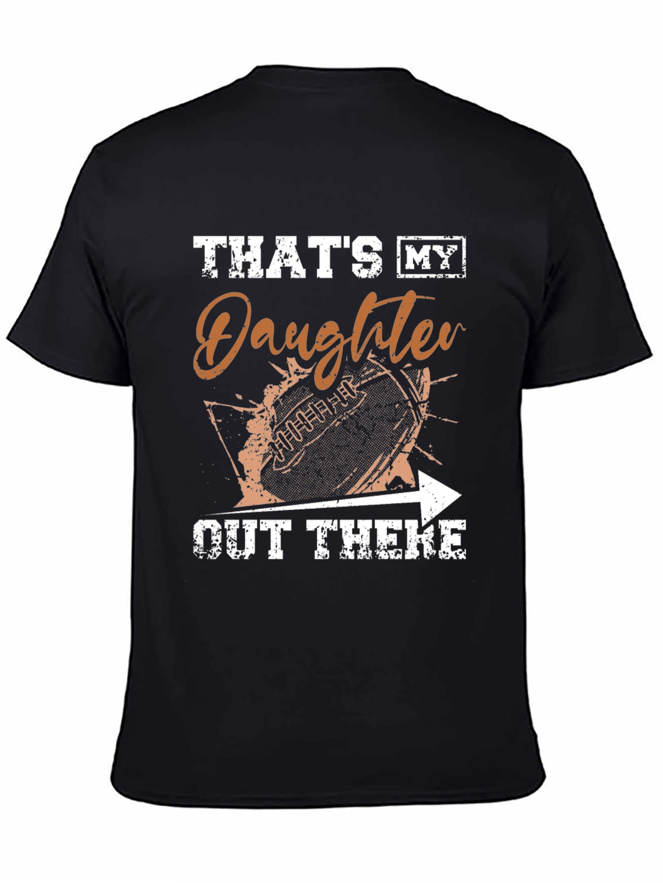 Black That's My Daughter Out There T-Shirt view 4