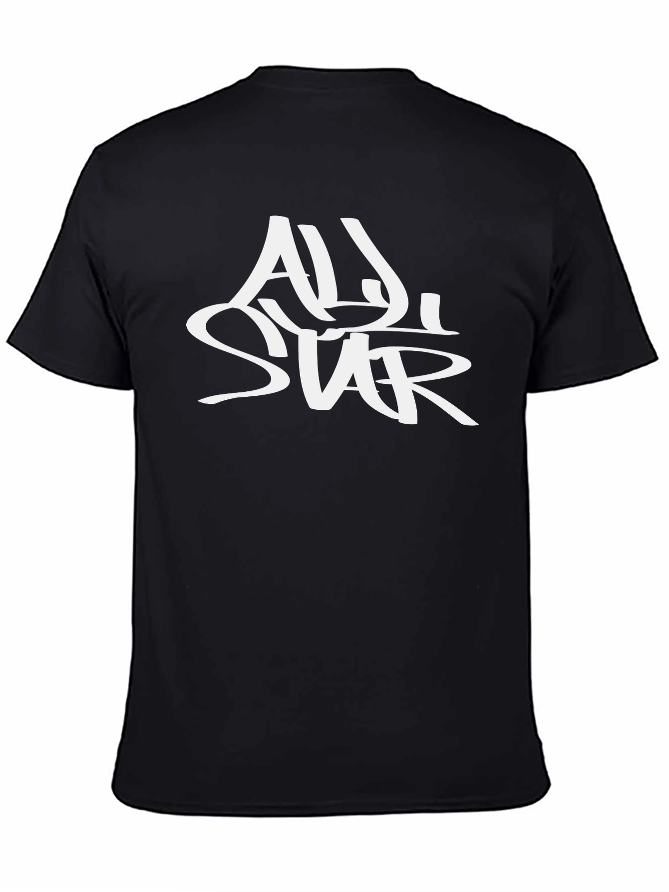 Black Black All-Star Graphic Tee view 4
