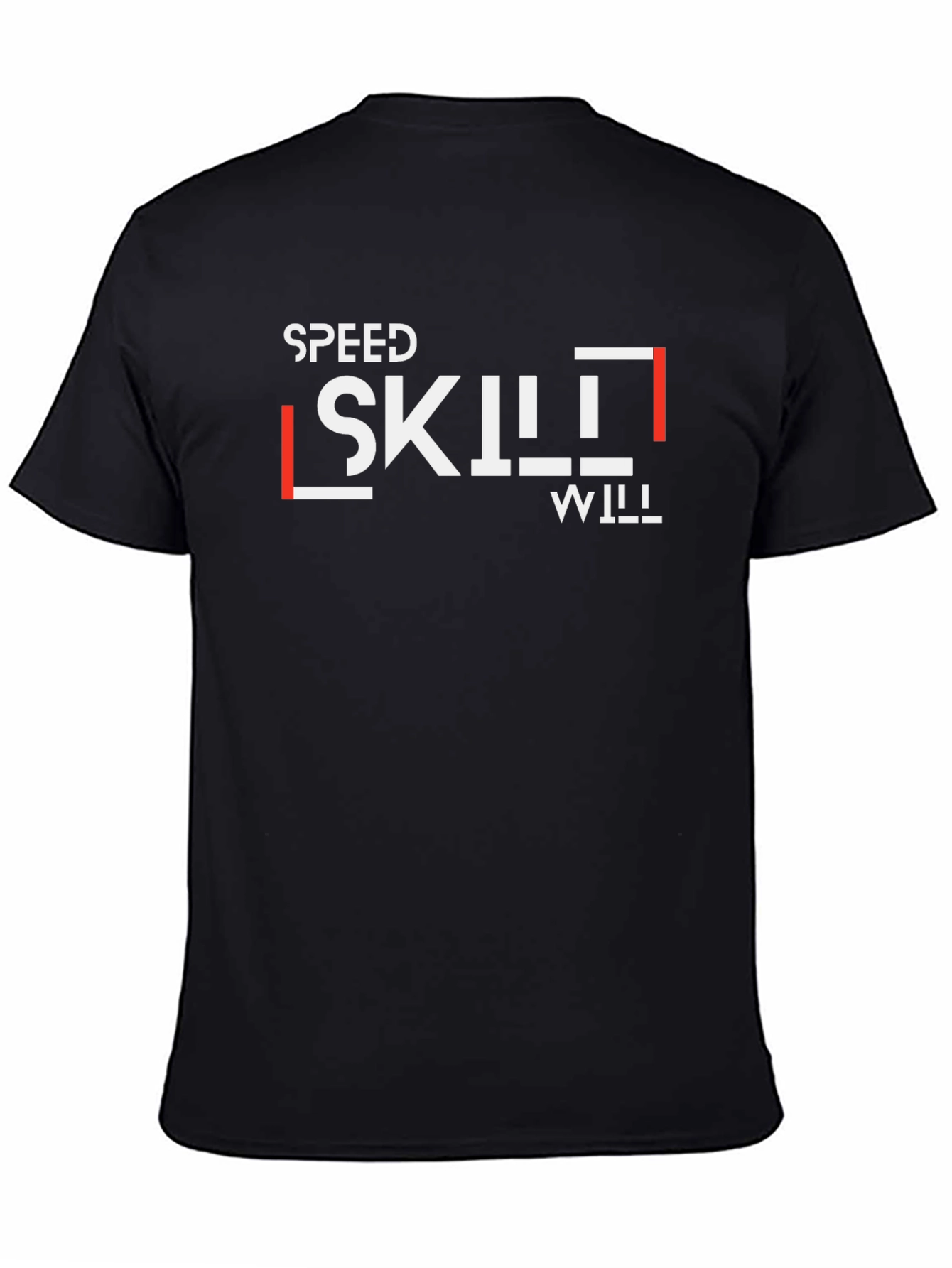 Black Speed Skill Will Graphic Tee - Mens Black T-Shirt view 4