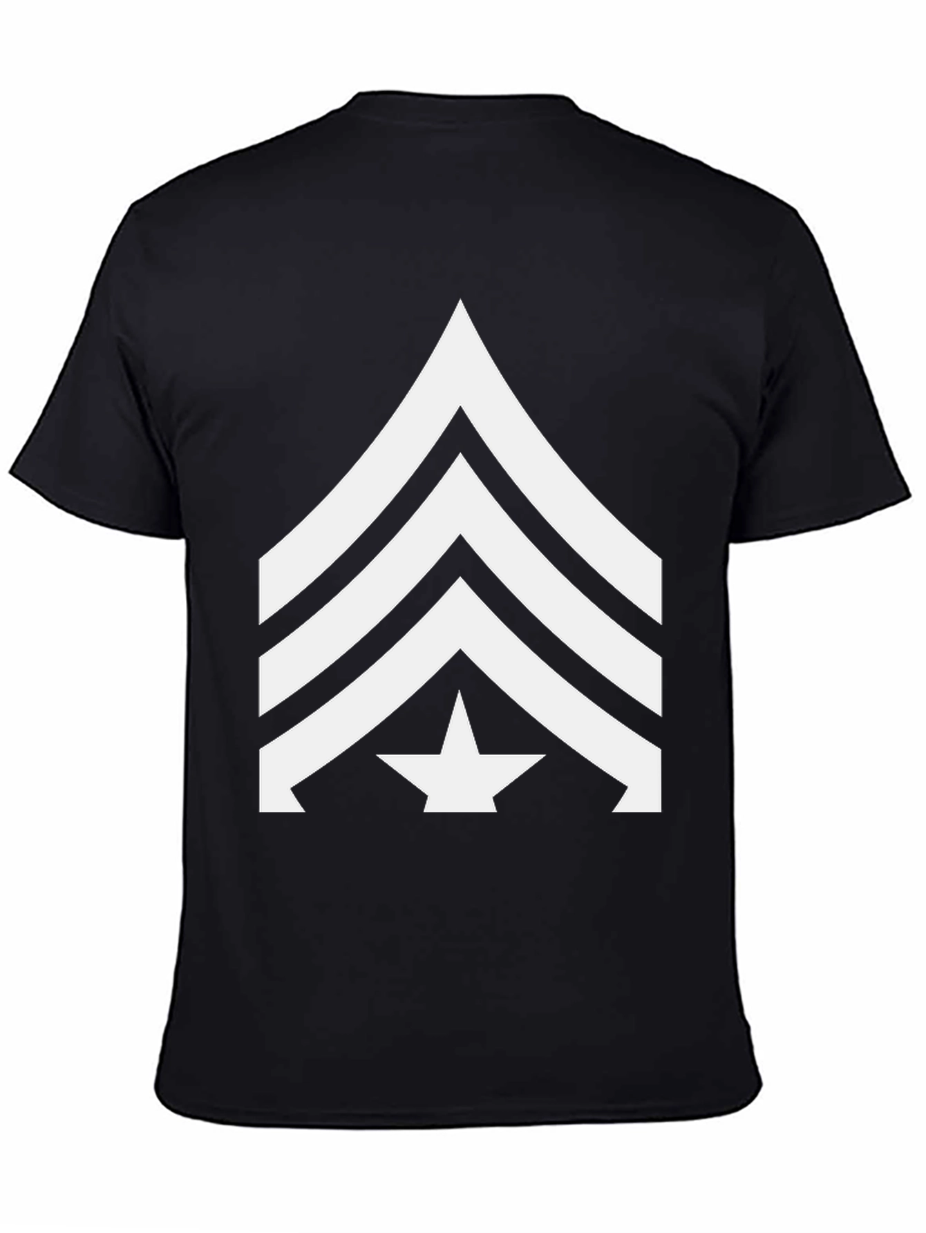 Black Sergeant First Class Graphic Tee - Black view 4