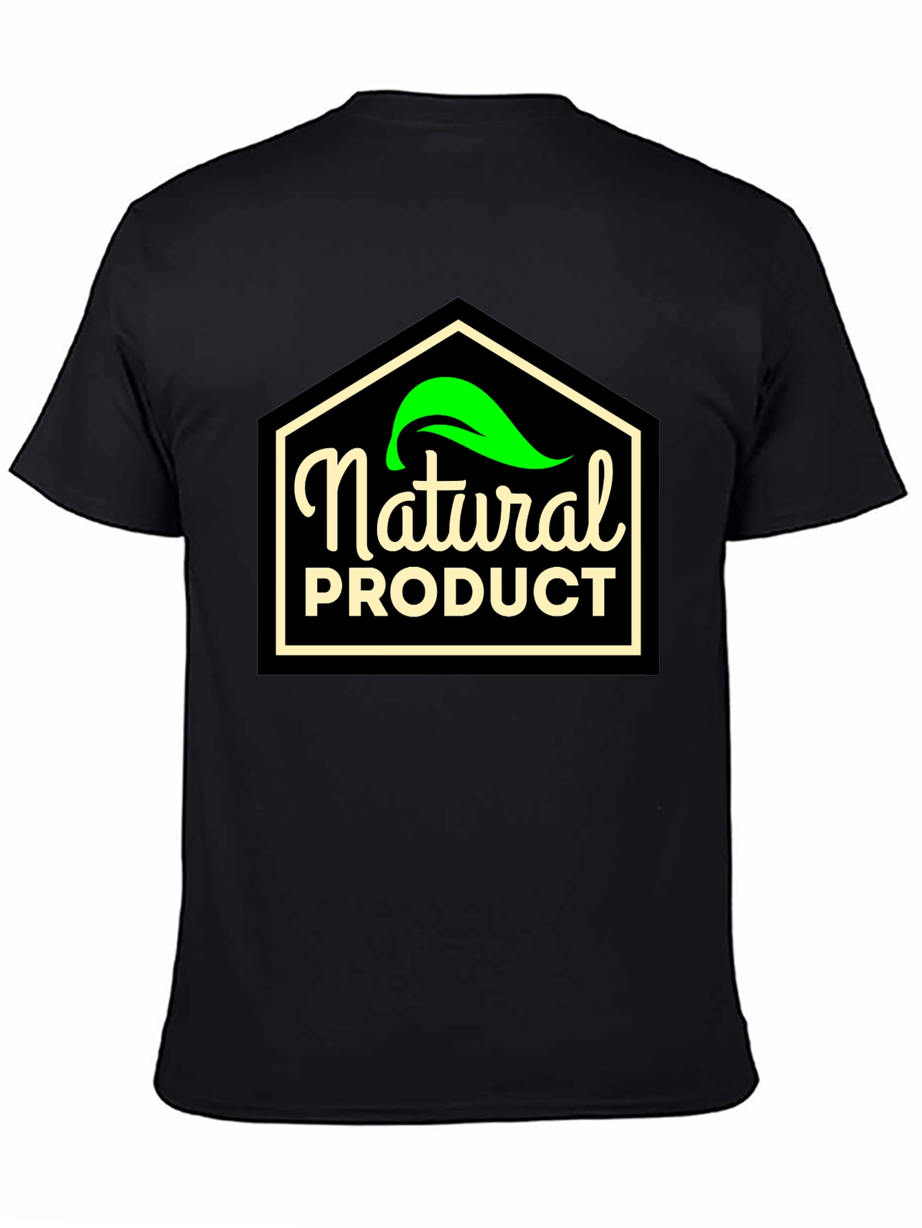 Black Natural Product T-Shirt - Eco Friendly Style view 4