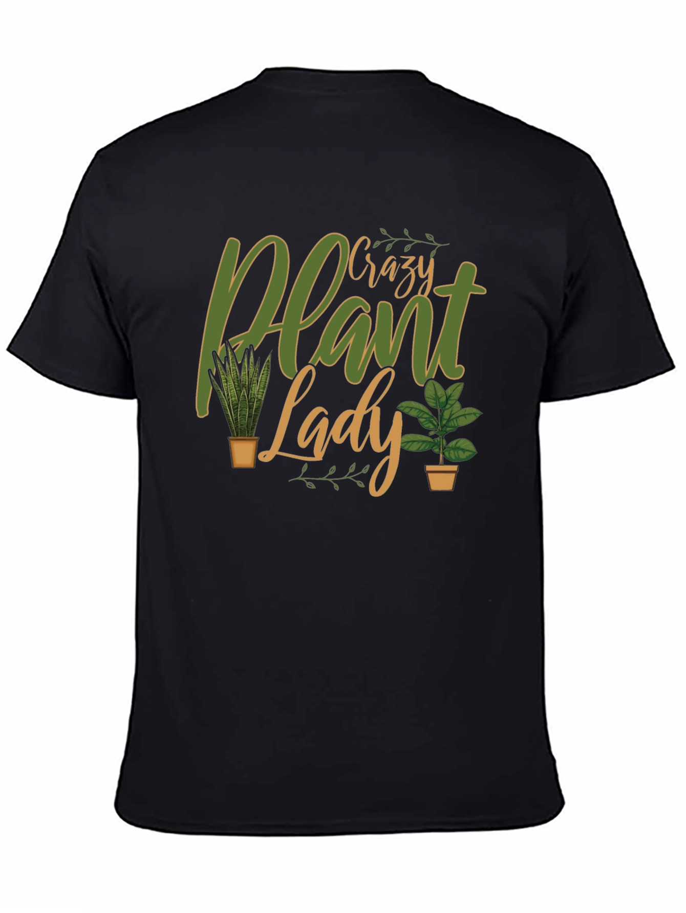 Crazy Plant Lady Graphic Tee - Novelty Gardener Shirt - 4