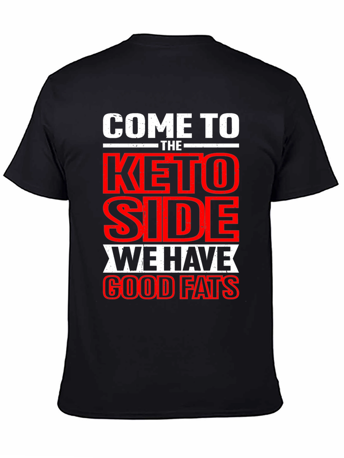 Black Come to the Keto Side Graphic T-Shirt view 4