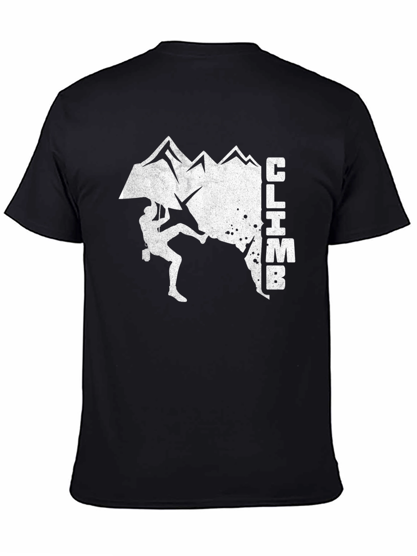 Black Climb Mountain Graphic Tee view 4