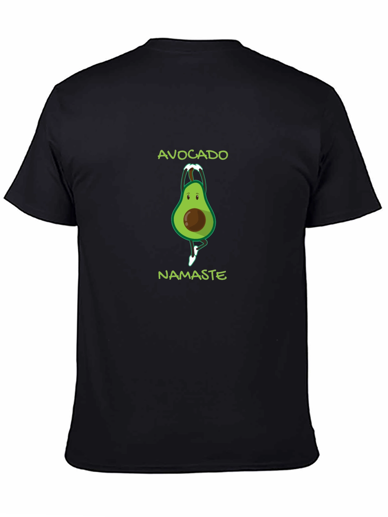 Black Avocado Namaste Yoga T-Shirt view 4