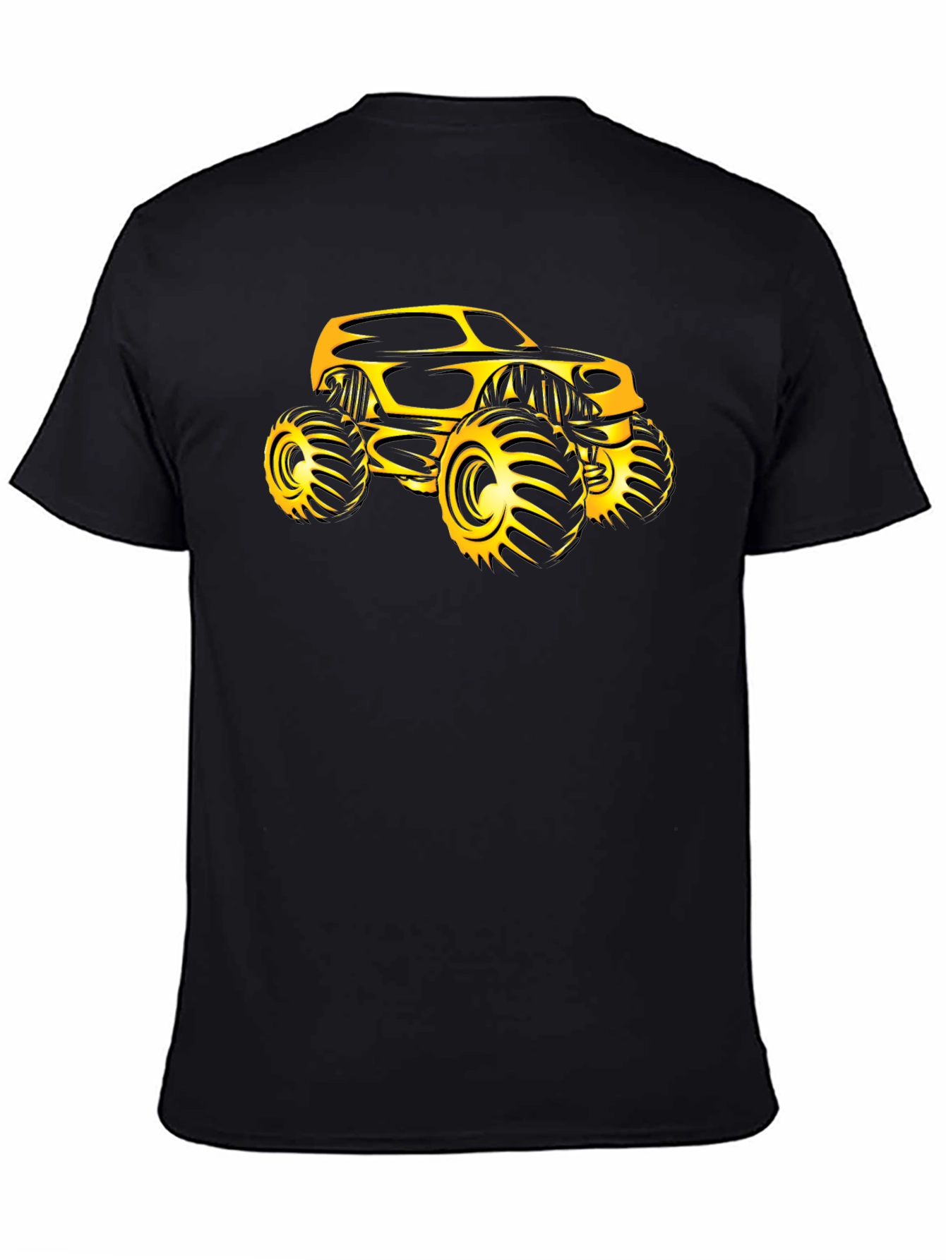 Monster Truck Graphic T-Shirt - Black - 4