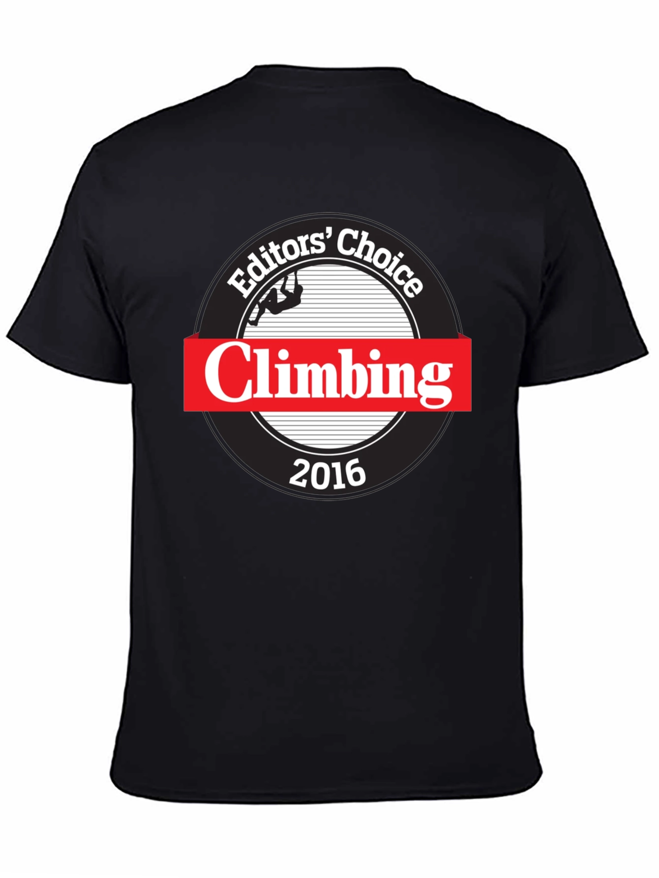 Black Editor's Choice Climbing 2016 Black T-Shirt view 4