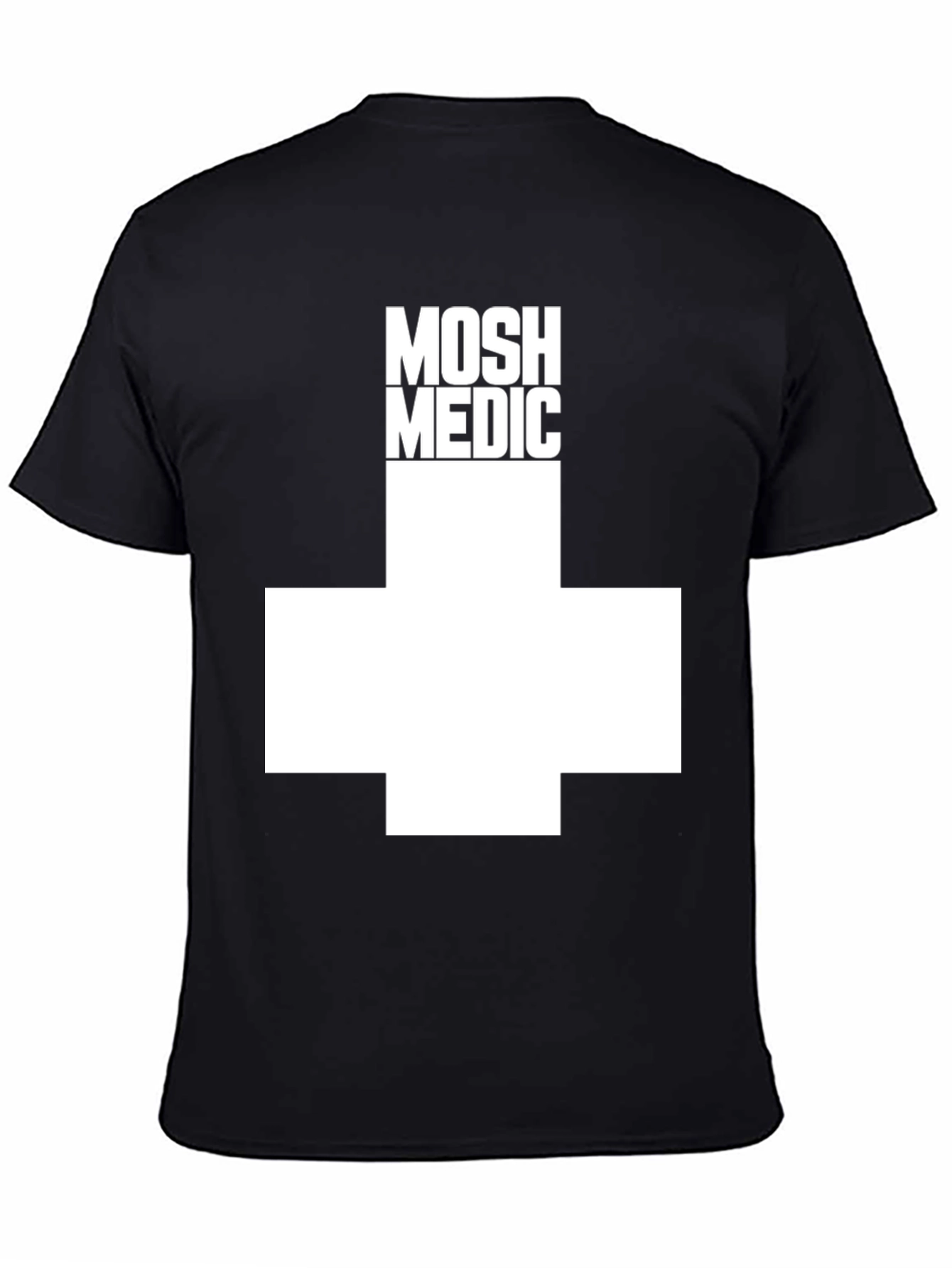 Black MOSH MEDIC Tee - Black Graphic T-Shirt view 4