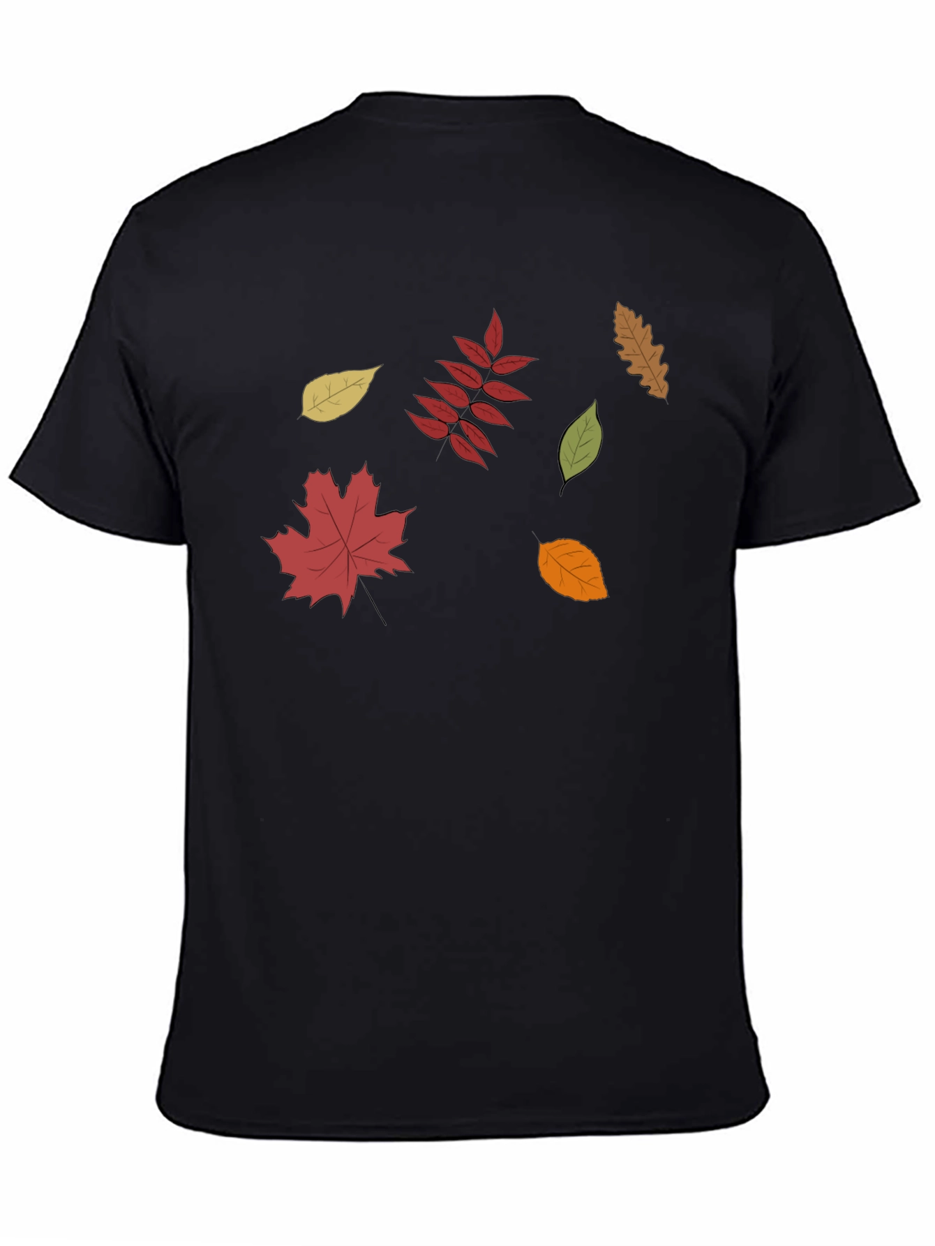 Fall Leaves Graphic Tee - Stylish Autumn Design - 4