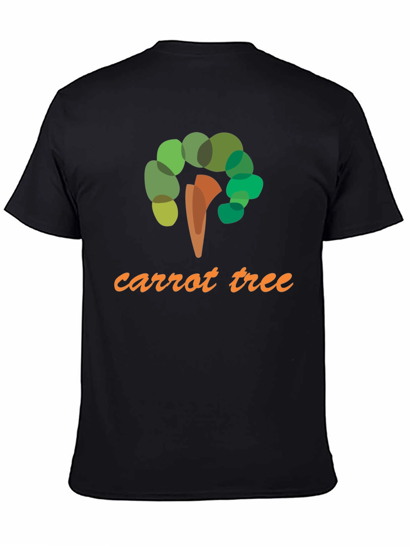 Black Carrot Tree Graphic Tee - Unique Design, Comfortable Fit view 4