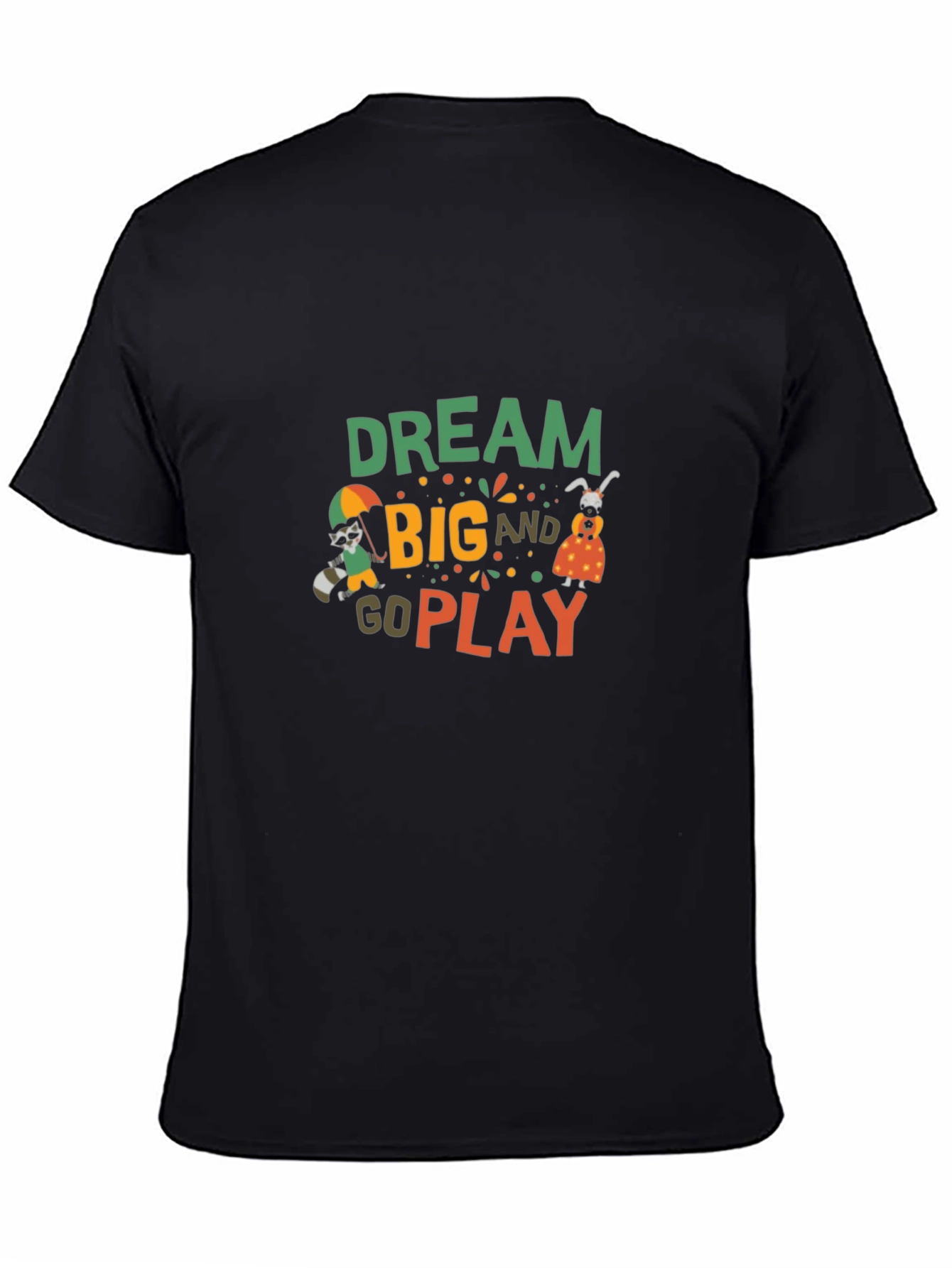 Black Dream Big Graphic Tee view 4