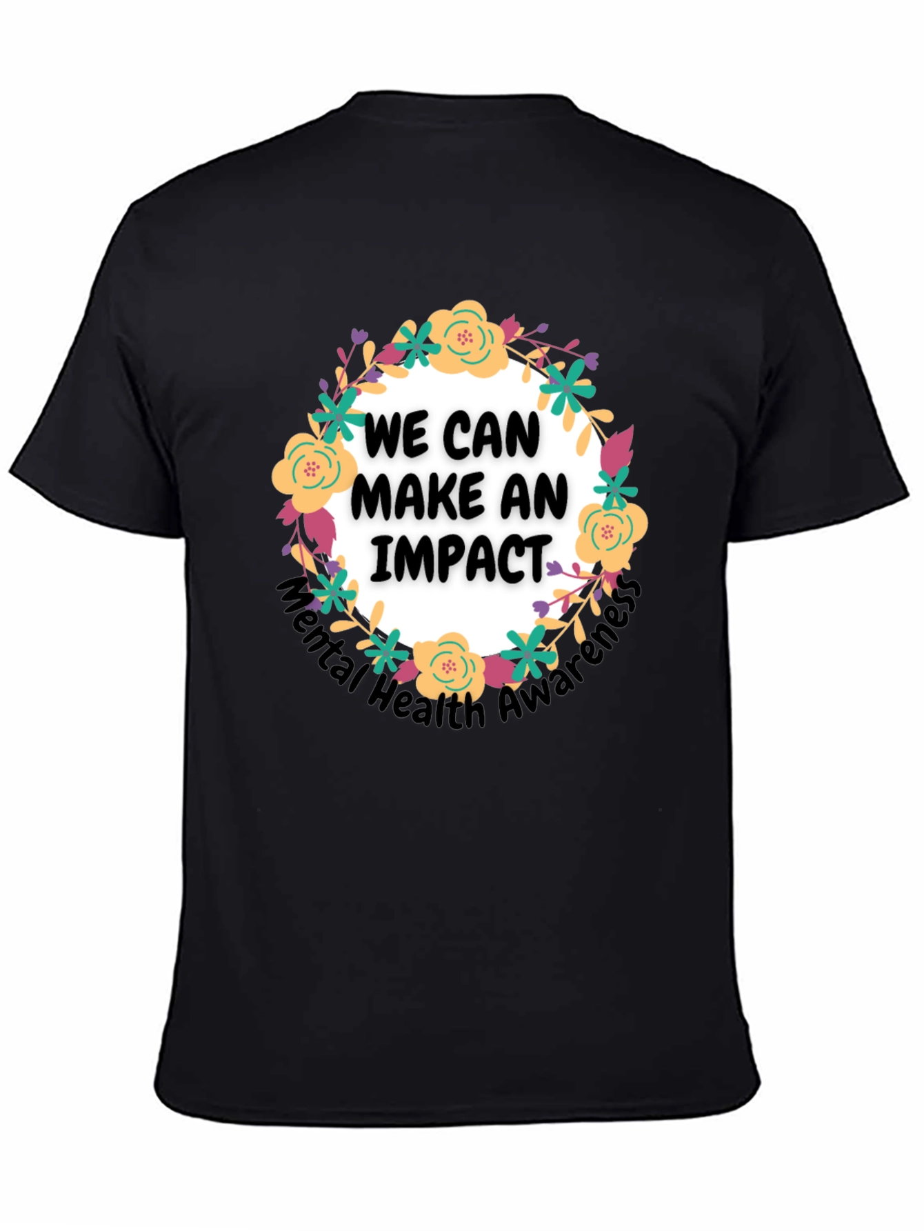 Black Mental Health Awareness T-Shirt: We Can Make An Impact view 4