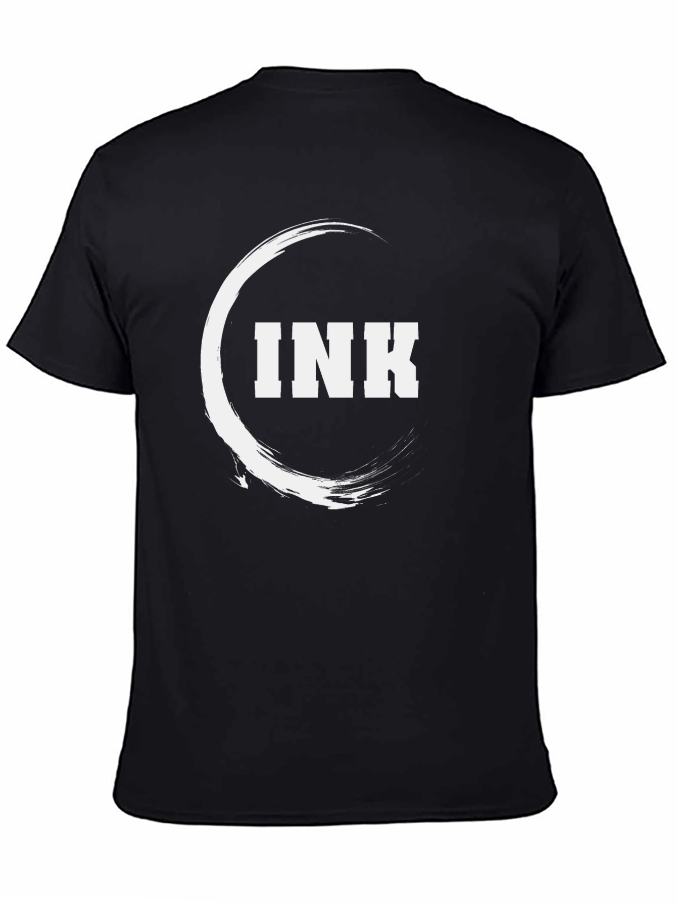 Black Ink Graphic Tee - Stylish and Unique Men's T-Shirt view 4