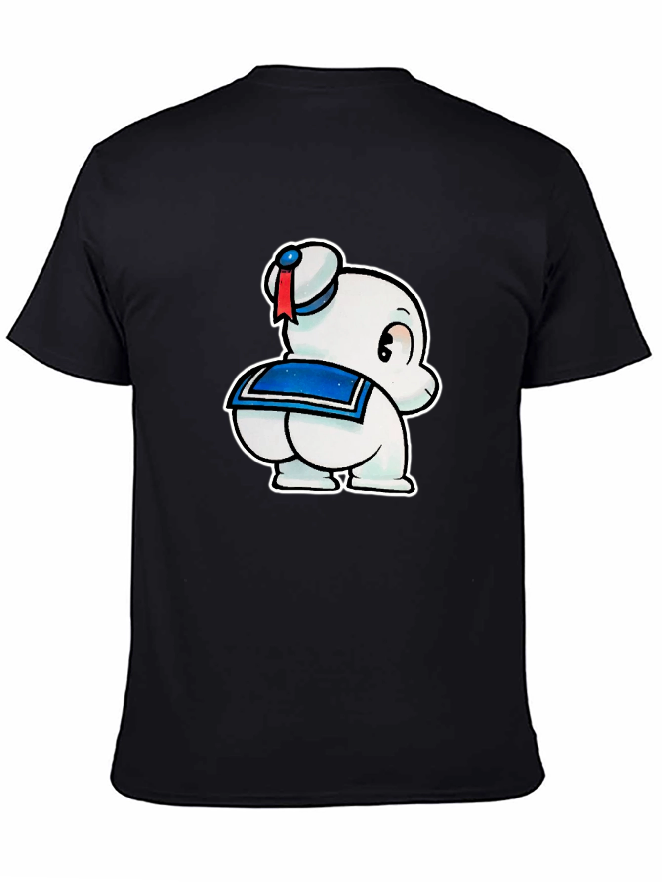 Black Novelty Cartoon Character T-Shirt view 4