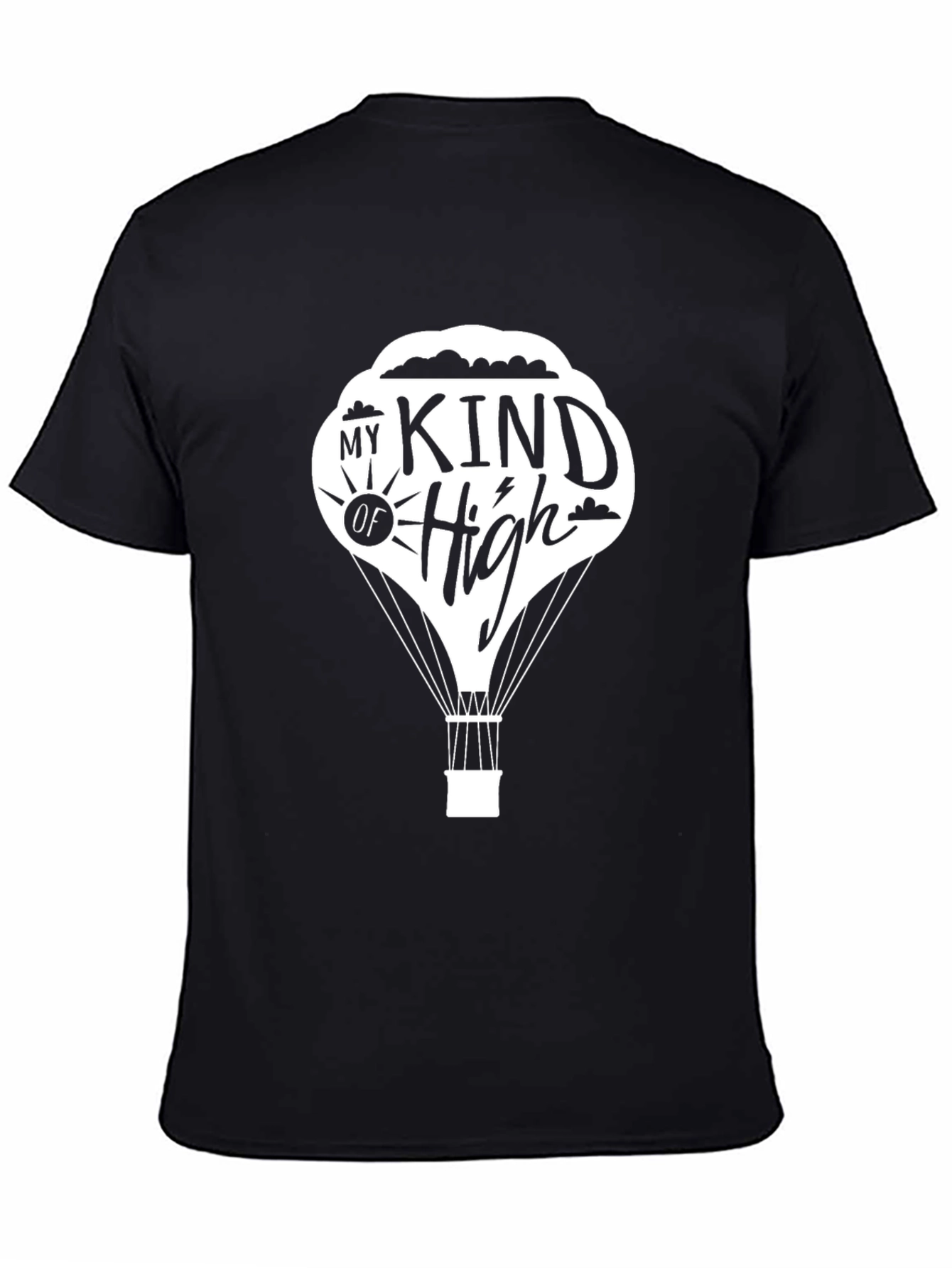 Black My Kind of High Graphic T-Shirt - Black view 4