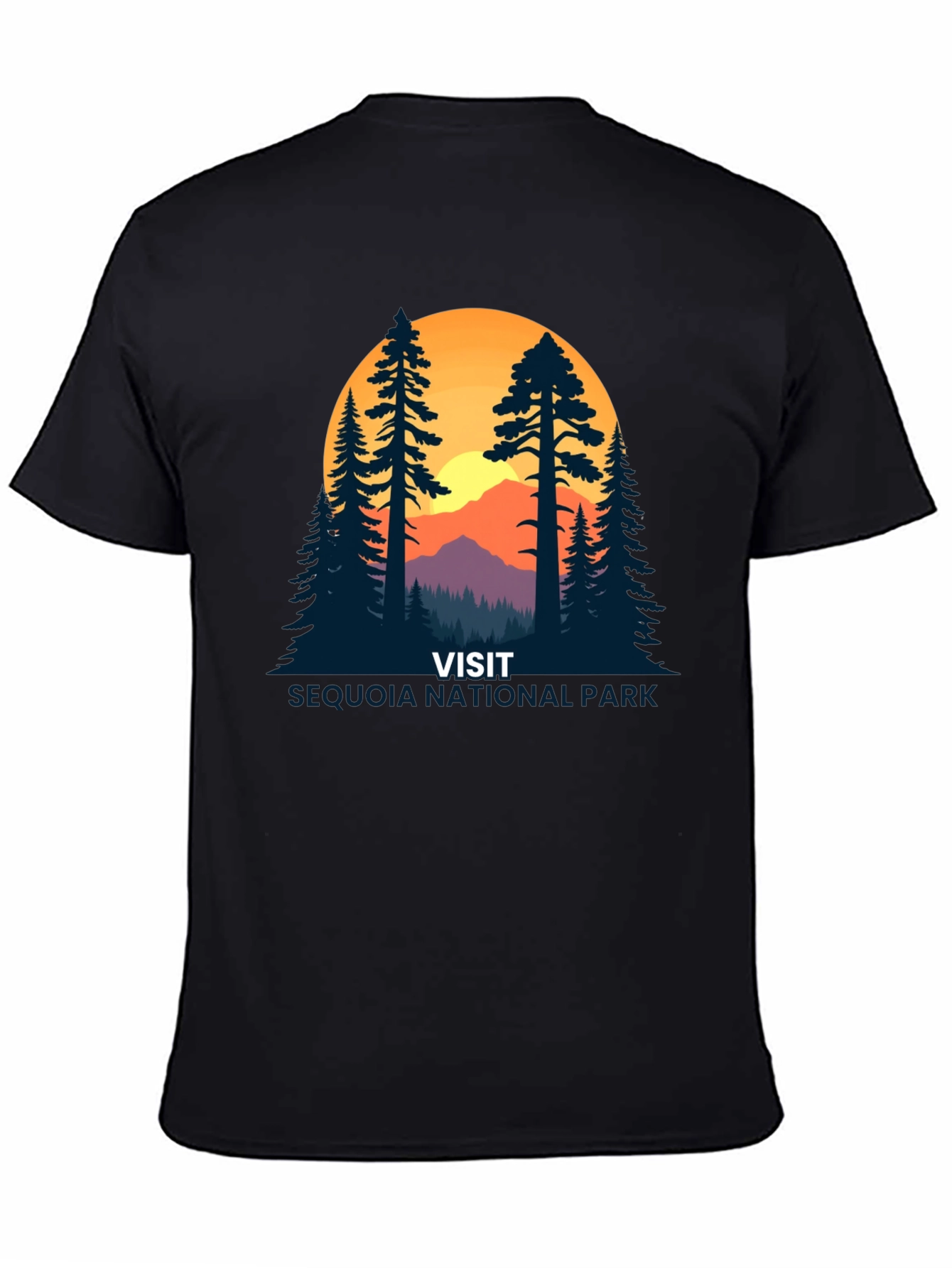 Black Sequoia National Park Graphic Tee view 4