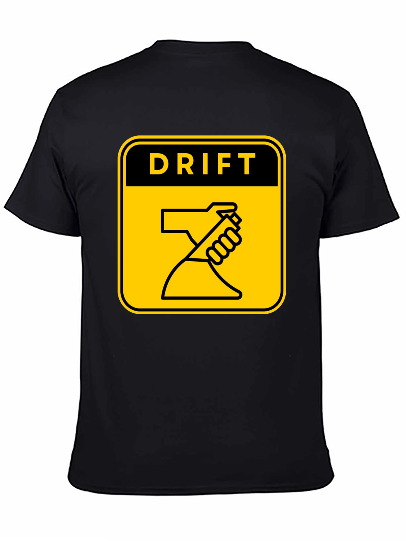 Black Drift Handbrake T-Shirt - Black view 4