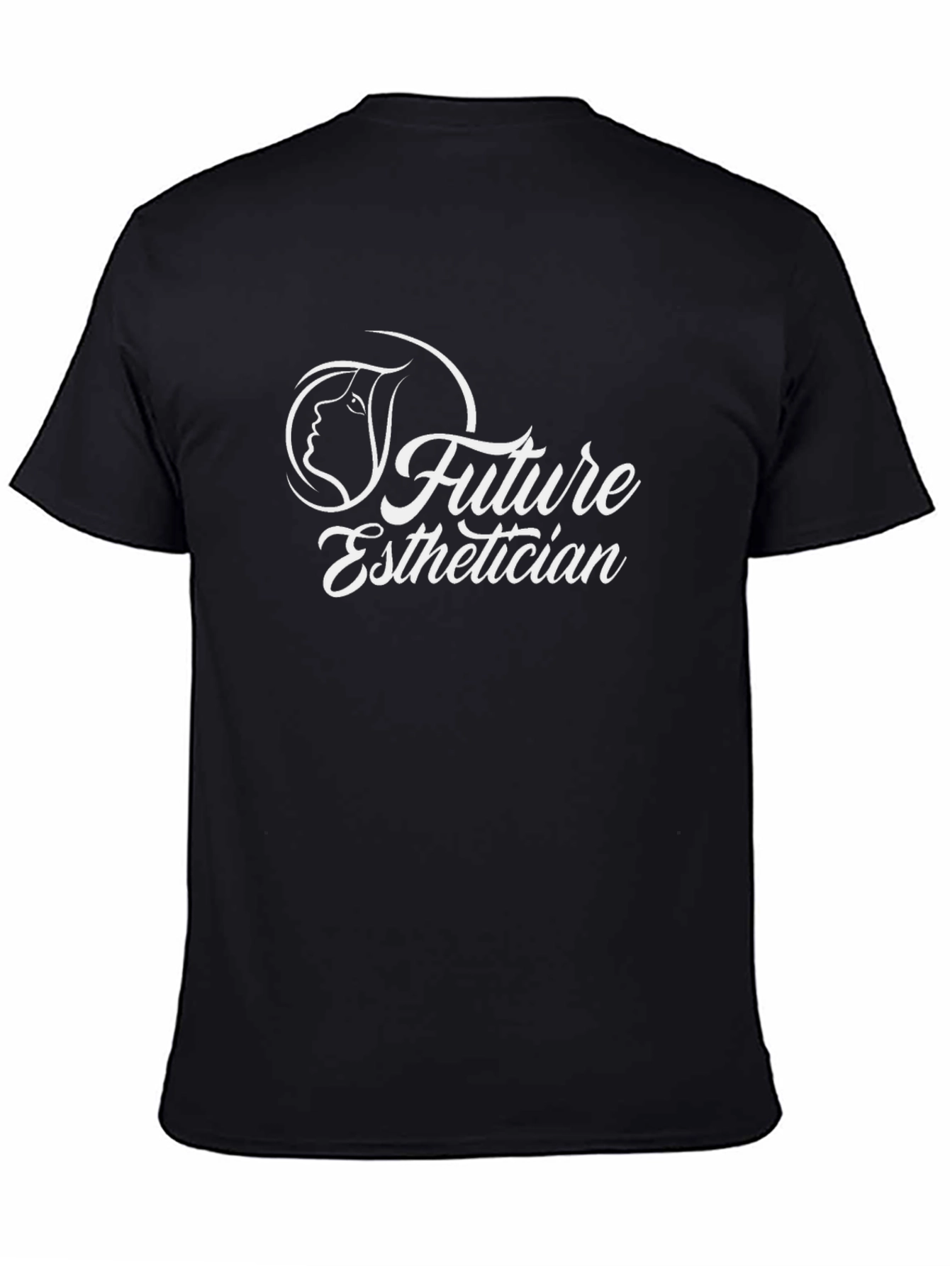 Black Future Esthetician Graphic Tee - Black view 4